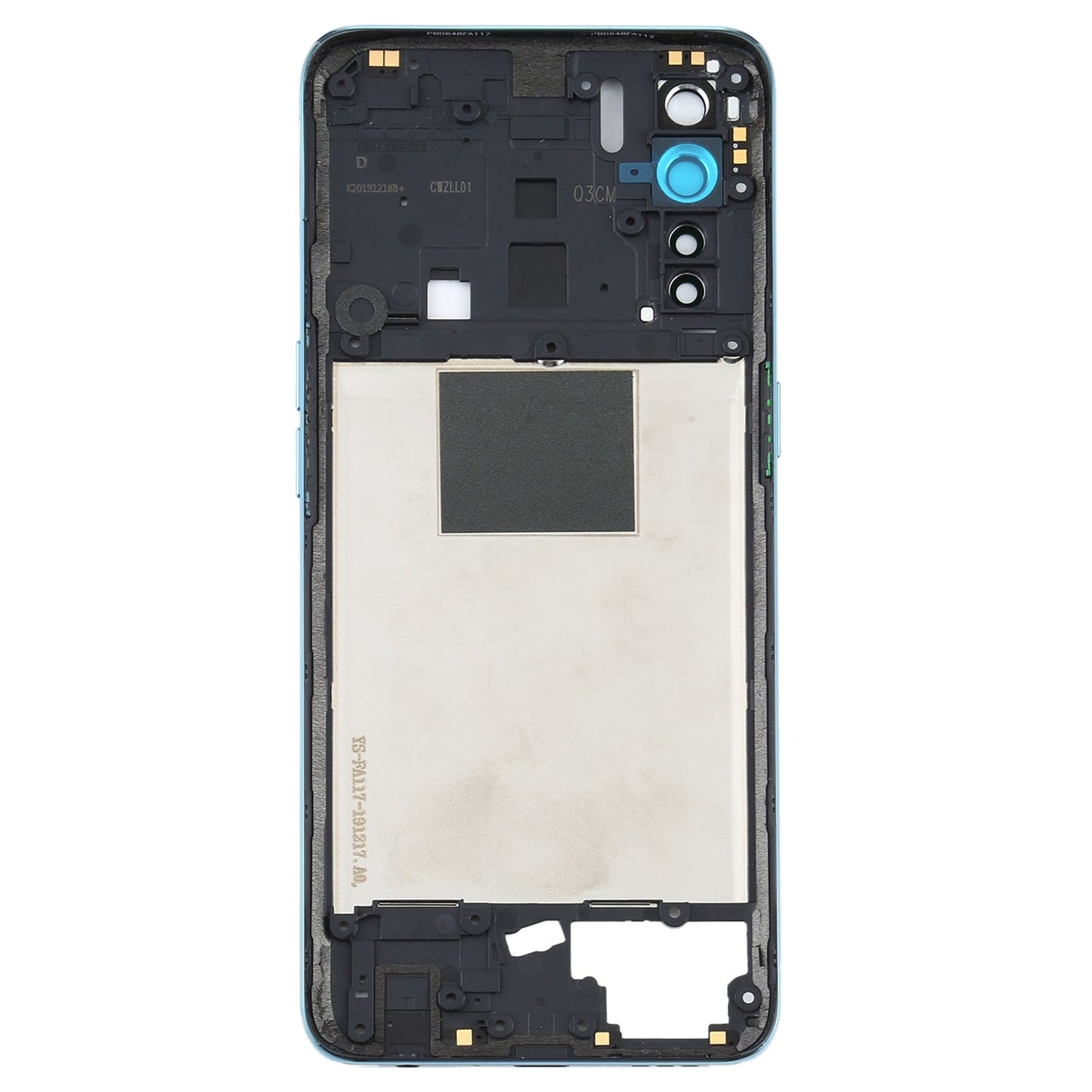 For OPPO A91/F15 PCPM00 CPH2001 CPH2021 Back Housing Frame (Baby Blue)