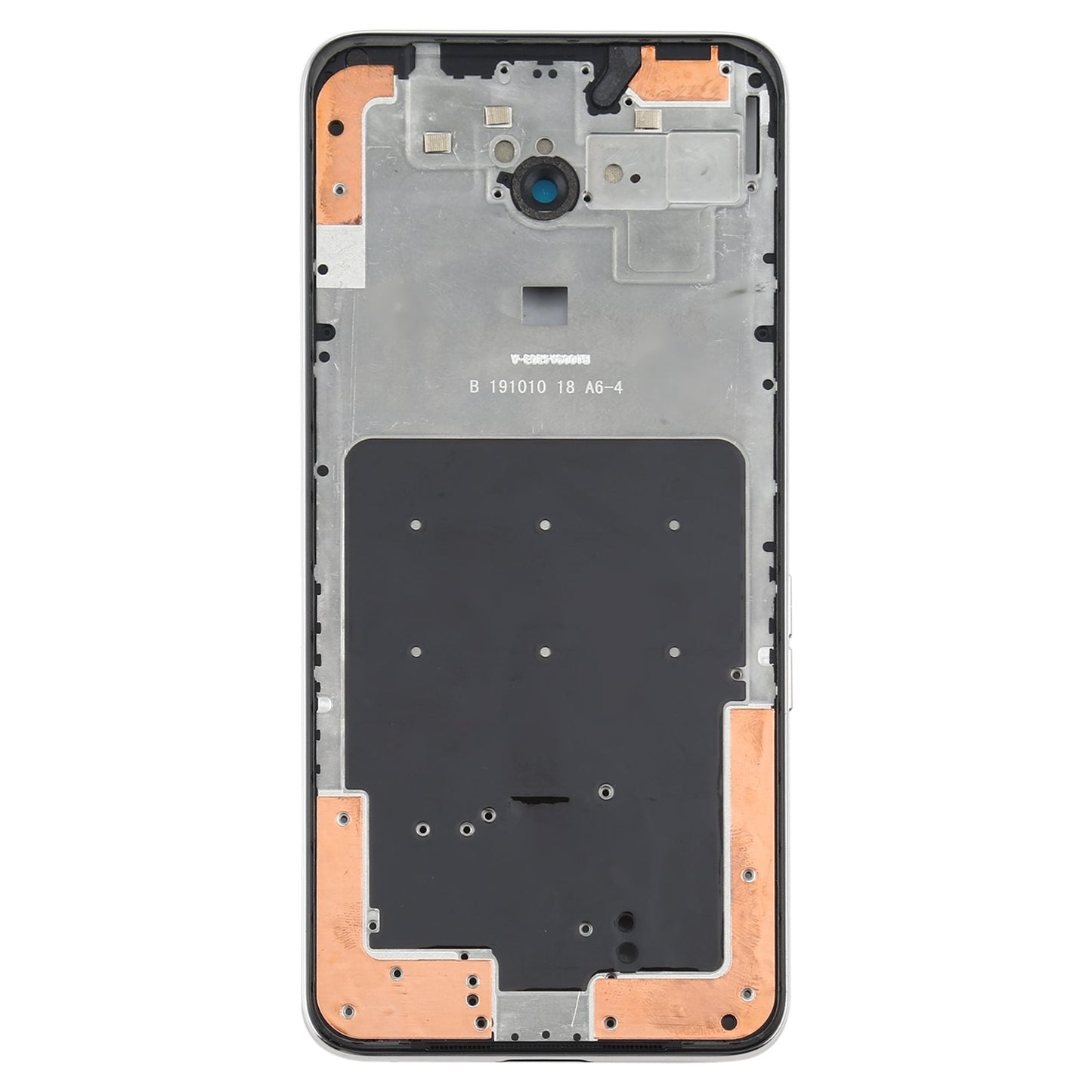 For OPPO Reno2 Z/Reno2 F PCKM70 PCKT00 CPH1945 CPH1951 CPH1989 Front Housing LCD Frame Bezel Plate (Gold)