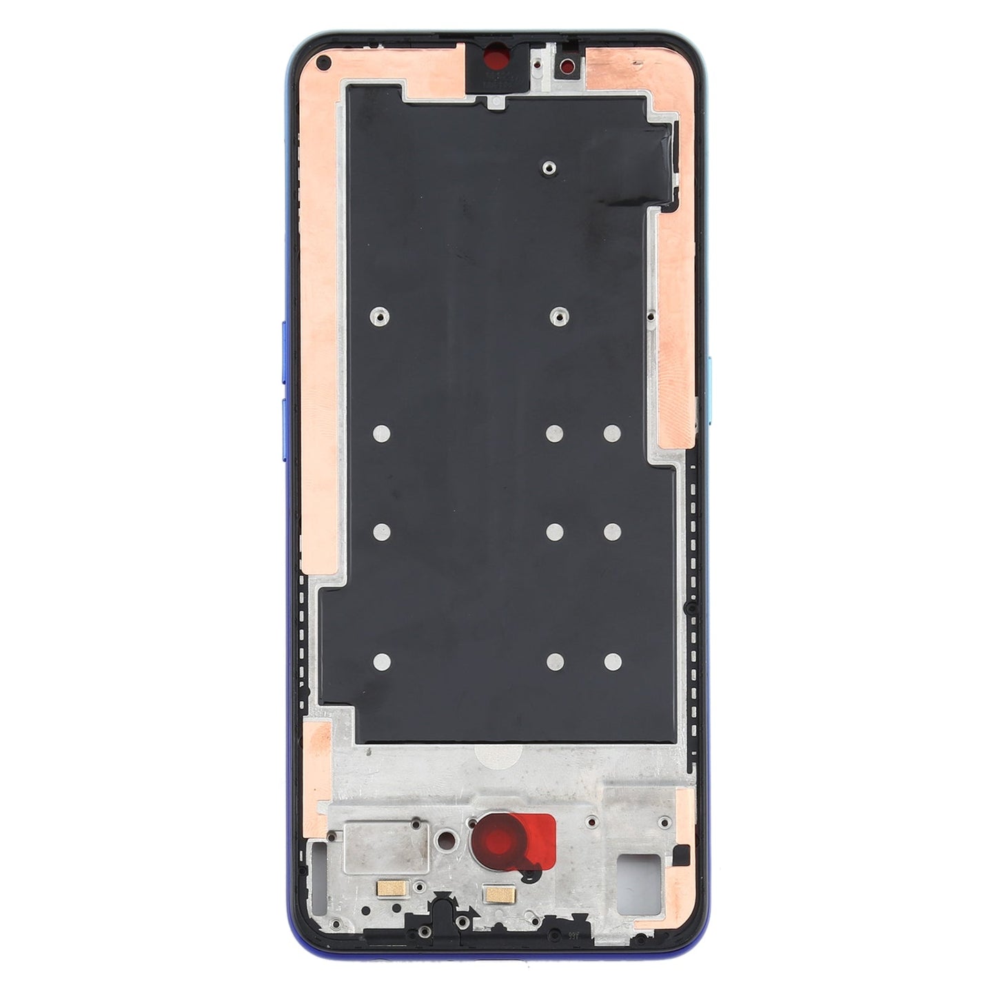 For OPPO Reno3 5G/Reno3 4G PCHM30 CPH2043 Front Housing LCD Frame Bezel Plate (Baby Blue)