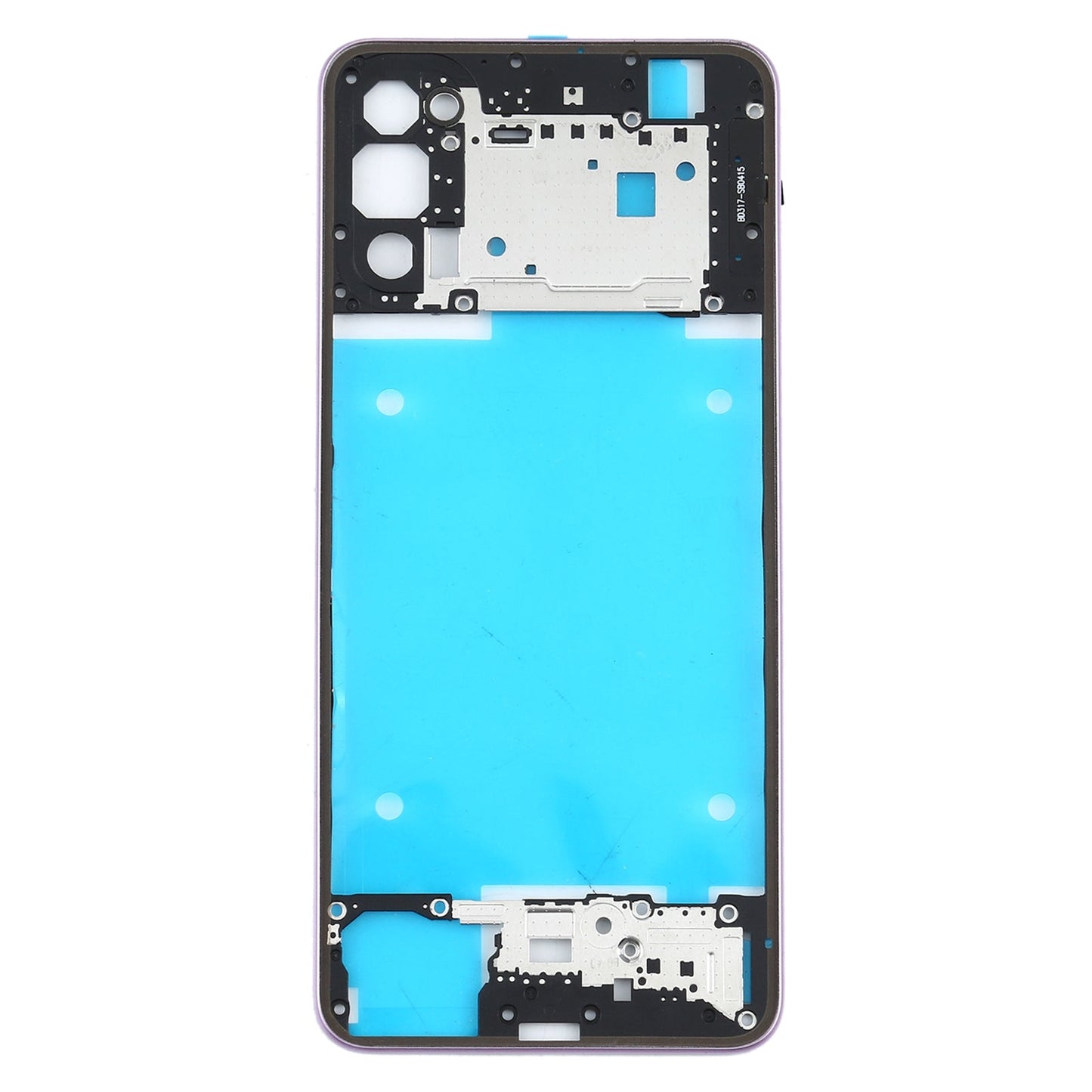For OPPO Reno4 5G Back Housing Frame(Gold)