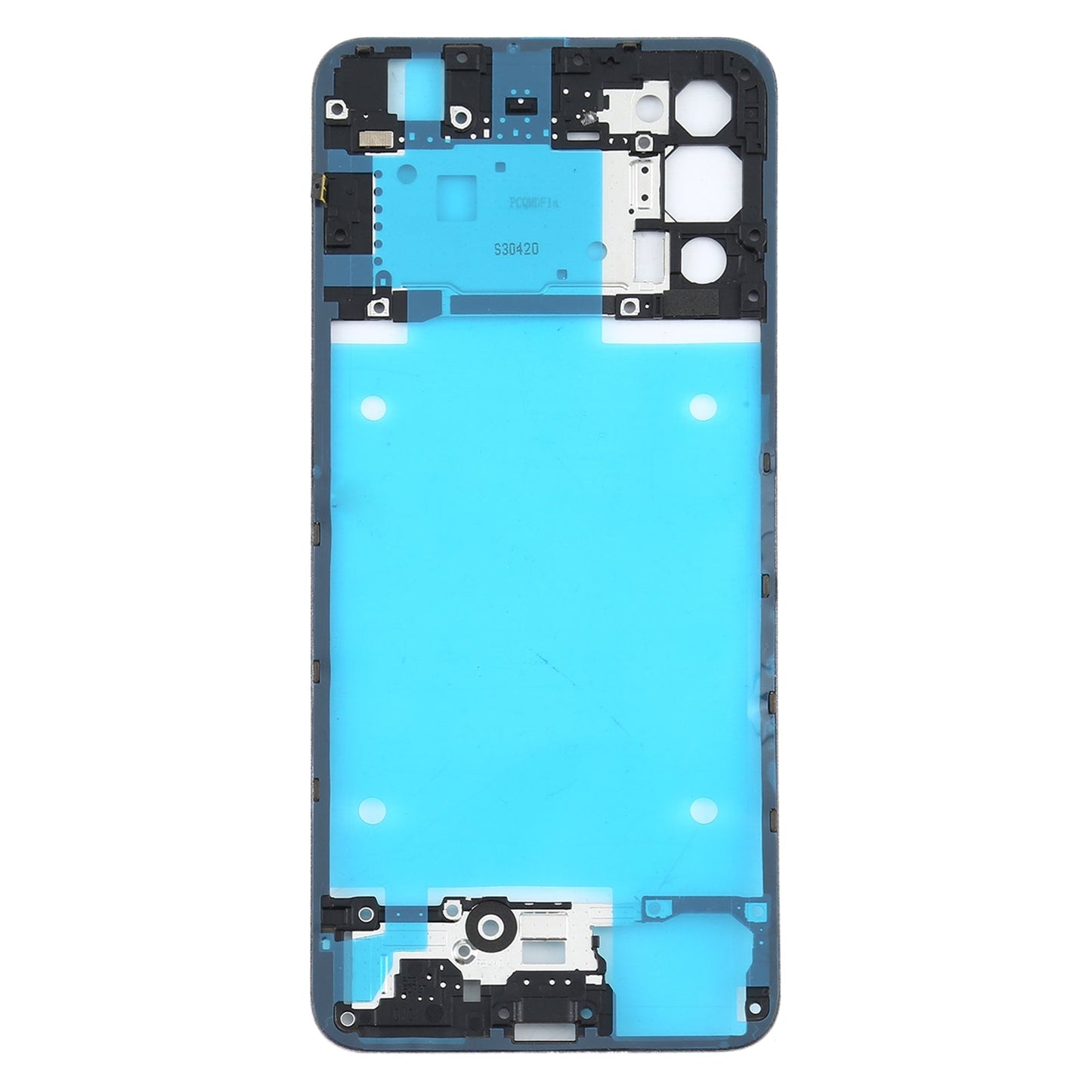 For OPPO Reno4 5G Back Housing Frame(Gold)