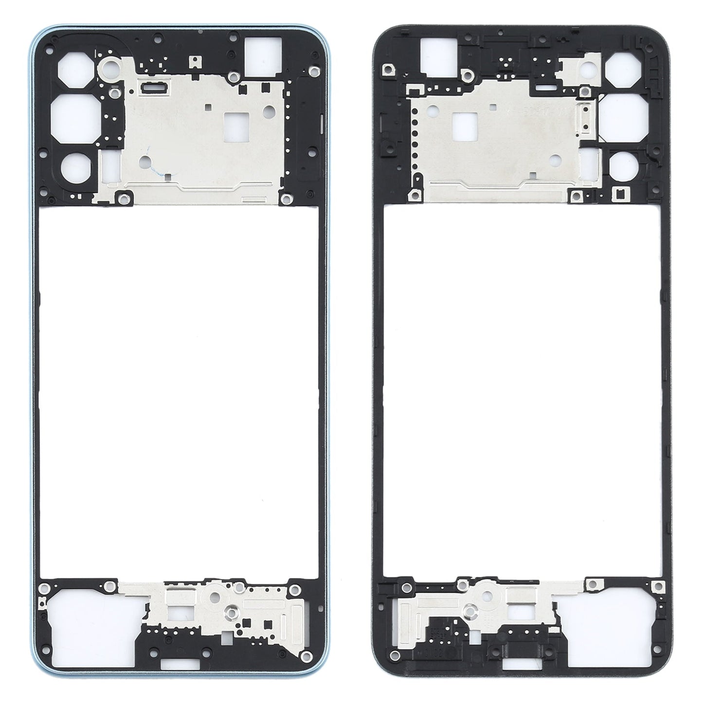 For OPPO Reno4 5G Back Housing Frame(Baby Blue)