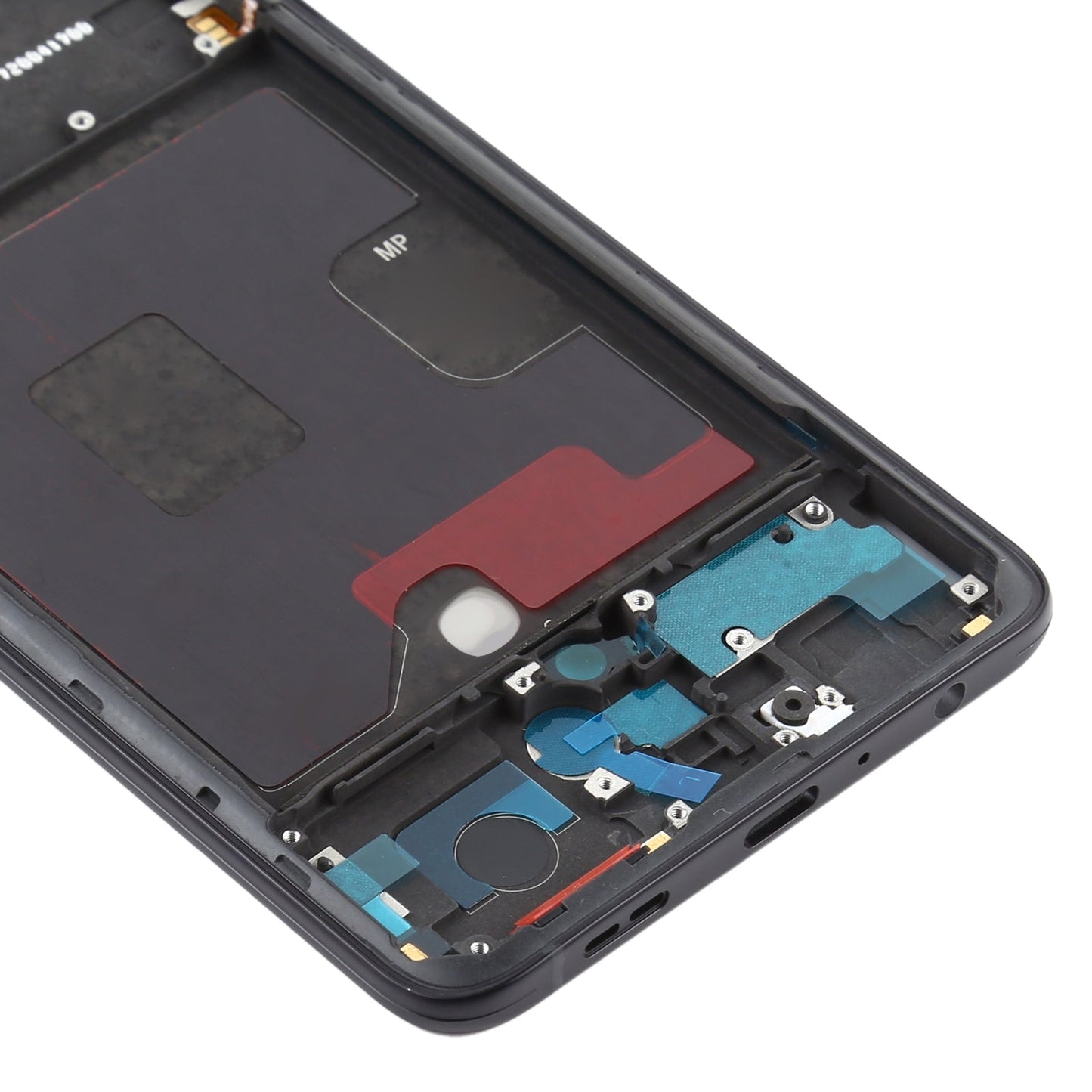 For OPPO Reno 5G/Reno 4G PCAM00 PCAT00 CPH1917 CPH1921 Front Housing LCD Frame Bezel Plate (Black)