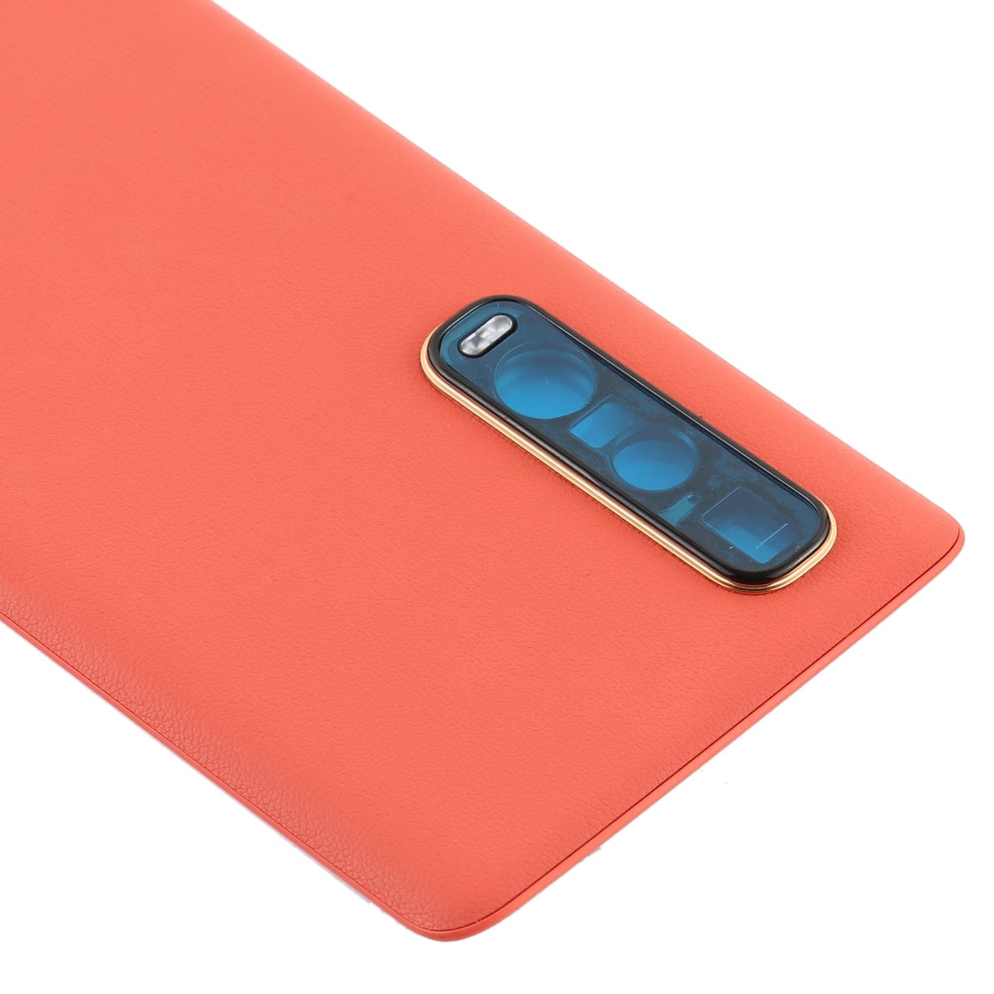 For OPPO Find X2 Pro CPH2025 PDEM30 Original Leather Material Battery Back Cover (Orange)