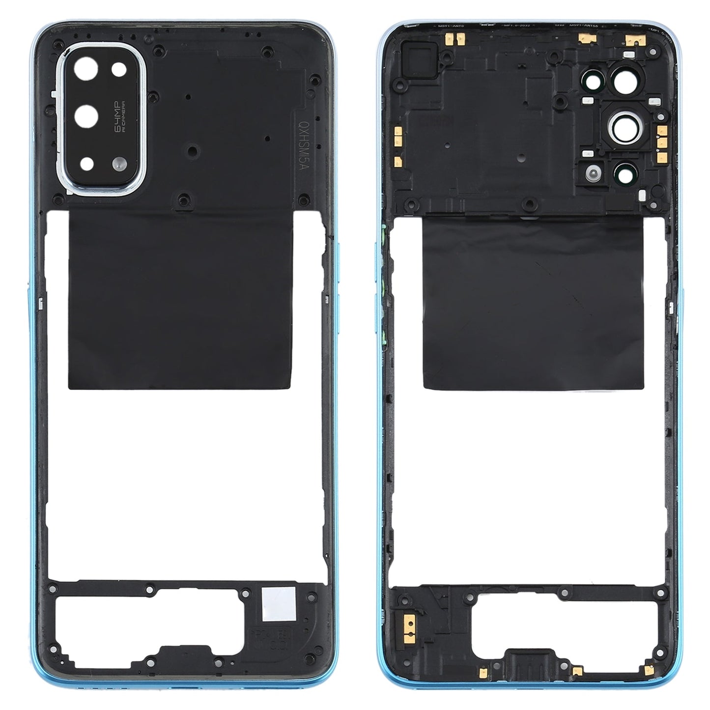 For OPPO Realme X7 Back Housing Frame (Blue)