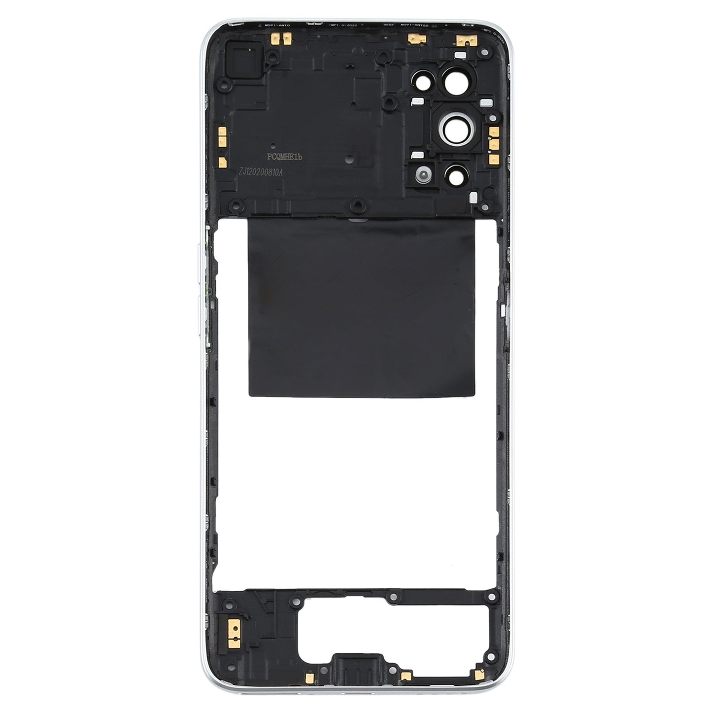 For OPPO Realme X7 Back Housing Frame (White)