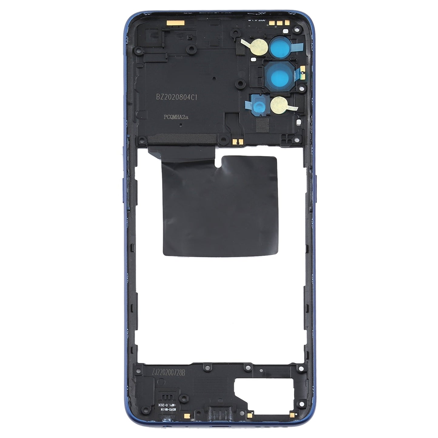 For OPPO Realme Q2 Pro Back Housing Frame (Black)