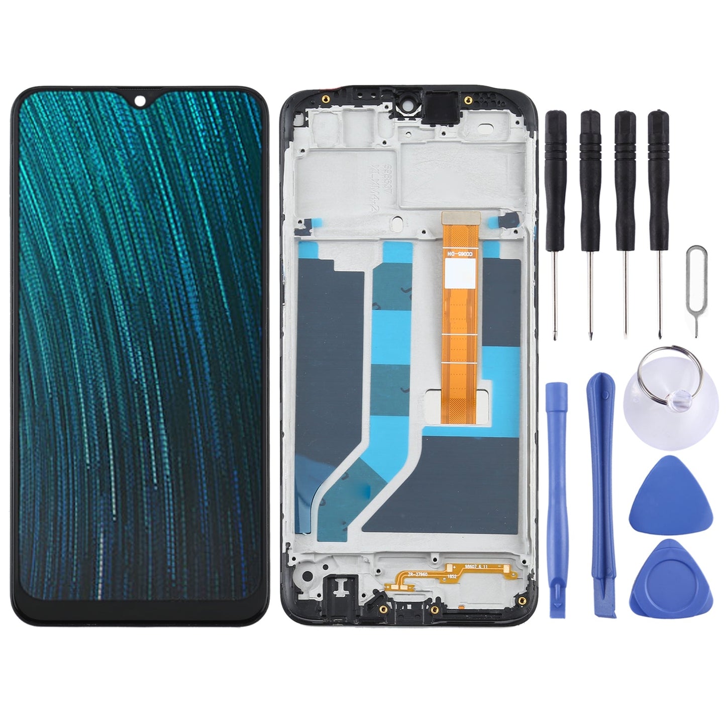 TFT LCD Screen for OPPO A5S CPH1909 CPH1920 CPH1912 Digitizer Full Assembly With Frame