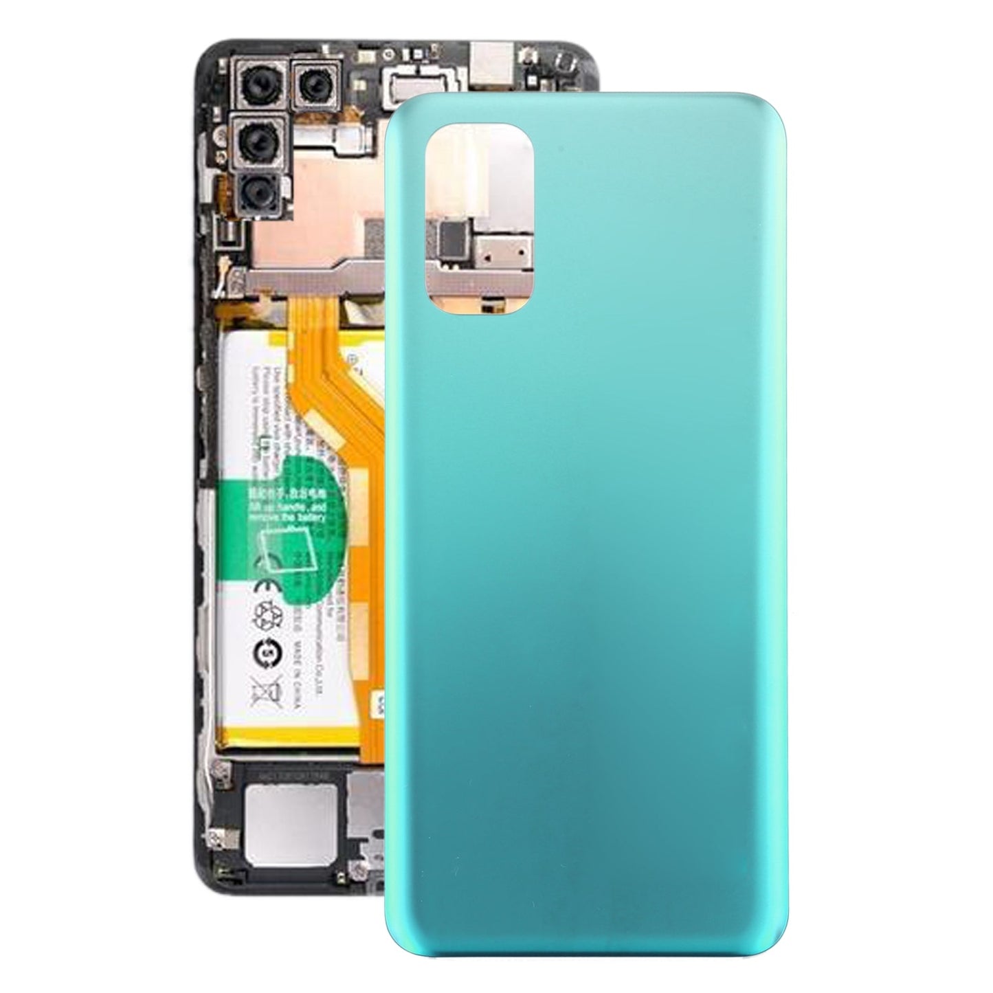 For OPPO Realme V5 5G Battery Back Cover (Green)