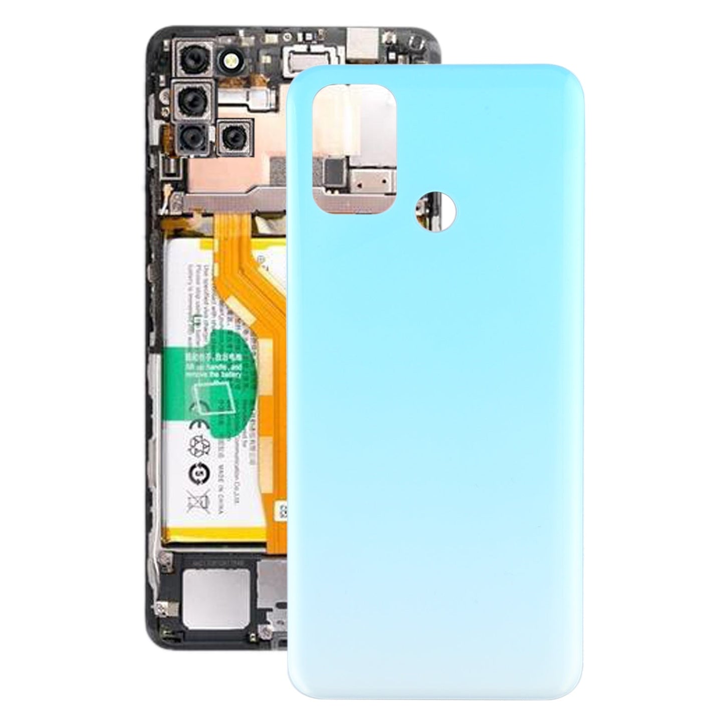 For OPPO Realme 7i / Realme C17 / RMX2103 / RMX2101 Battery Back Cover (Green)