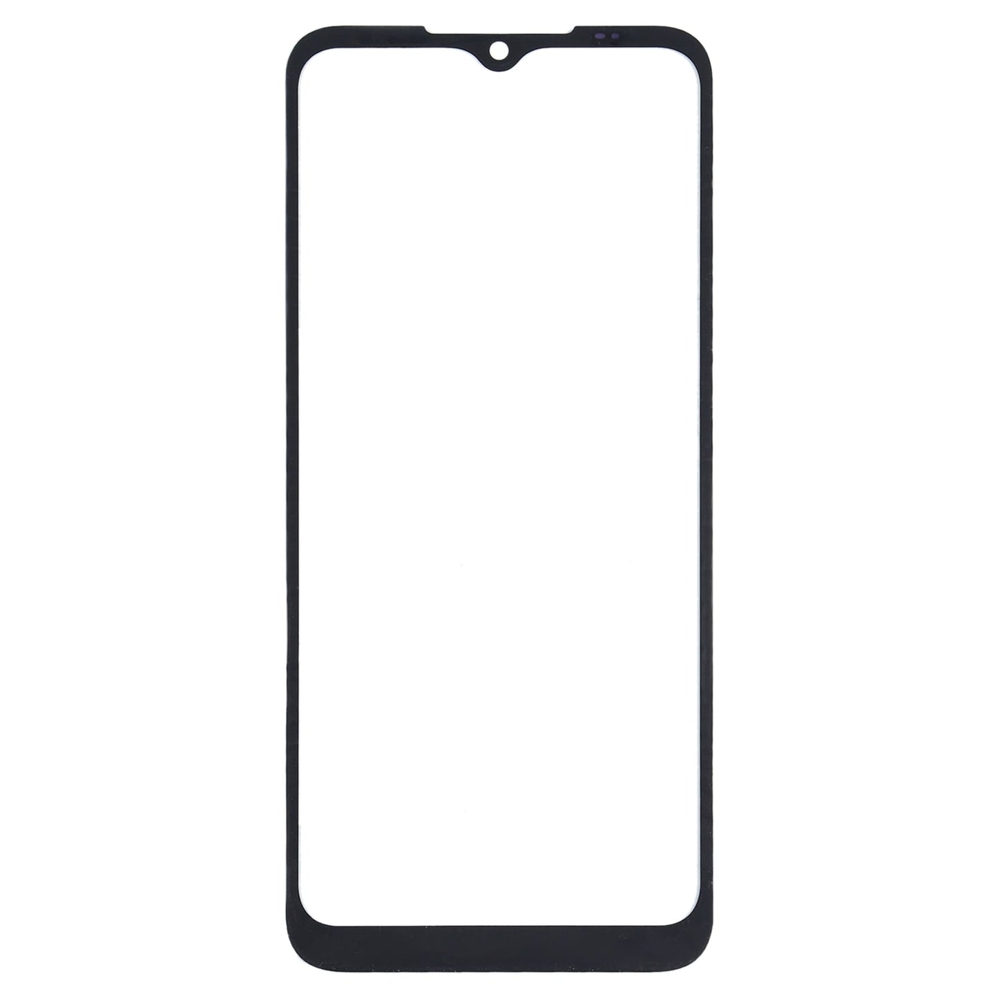 Front Screen Outer Glass Lens for Motorola Moto G9 Play / Moto G9 (India) (Black)