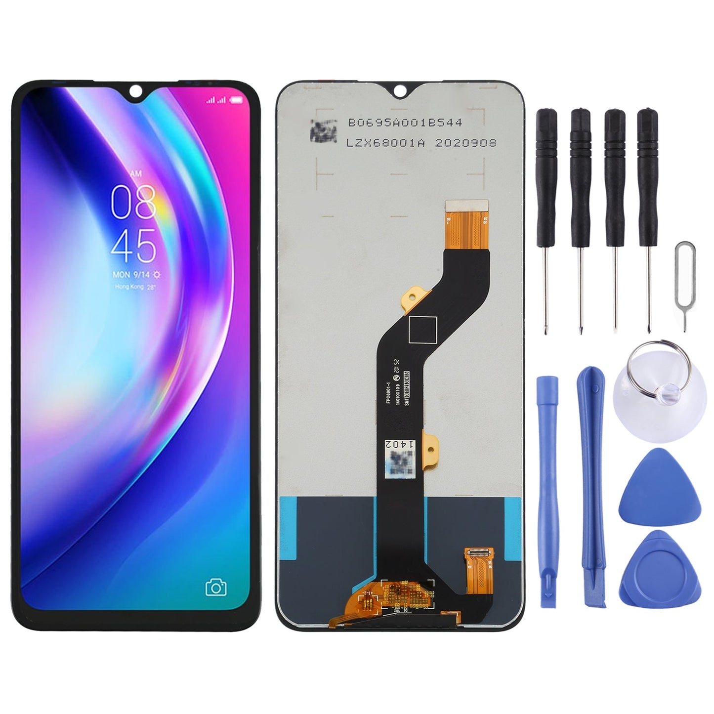 TFT LCD Screen for Tecno Pouvoir 4 / Pouvoir 4 Pro LC7,LC8 with Digitizer Full Assembly