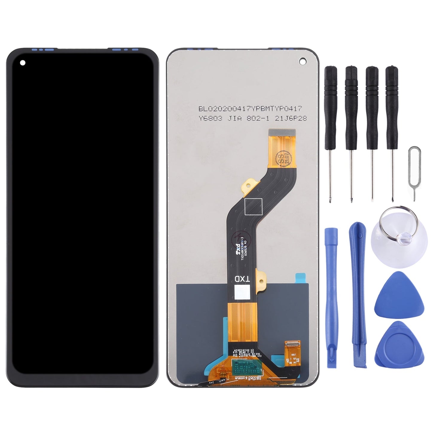 TFT LCD Screen for Tecno Pova LD7 with Digitizer Full Assembly