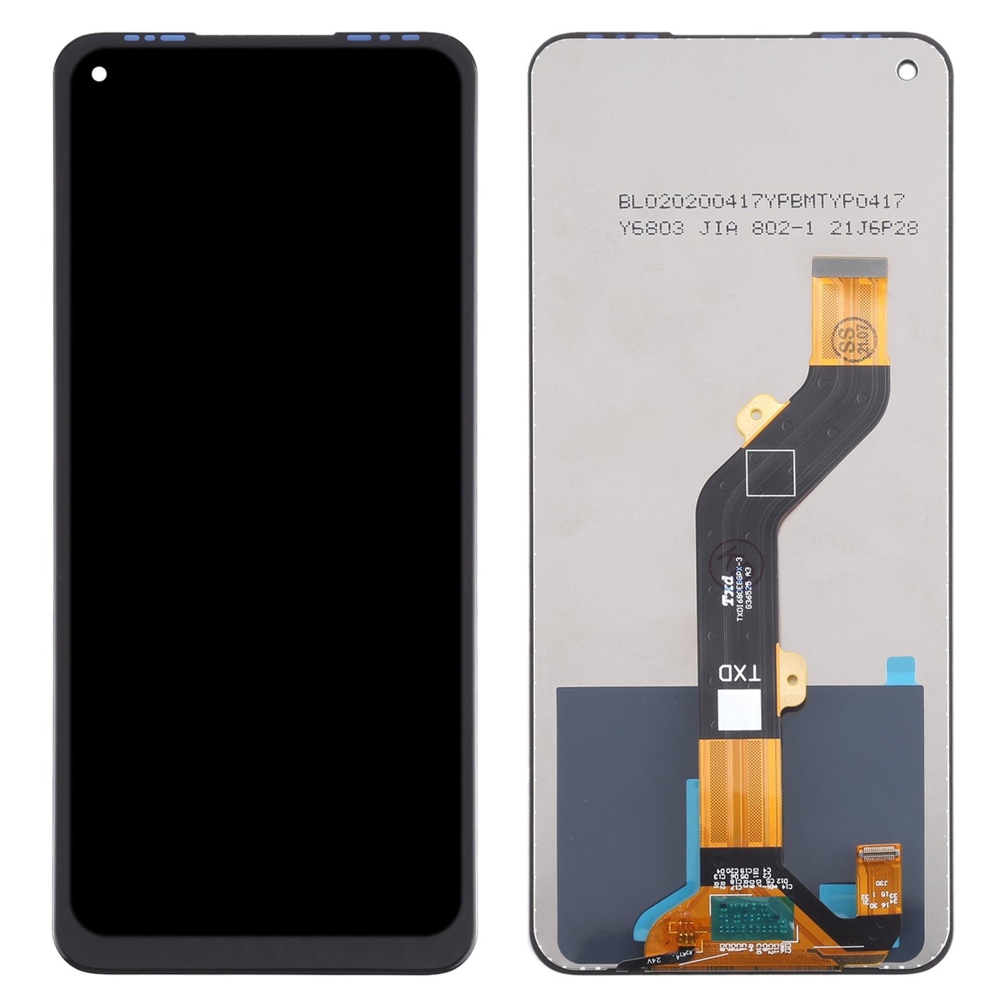 TFT LCD Screen for Tecno Pova LD7 with Digitizer Full Assembly