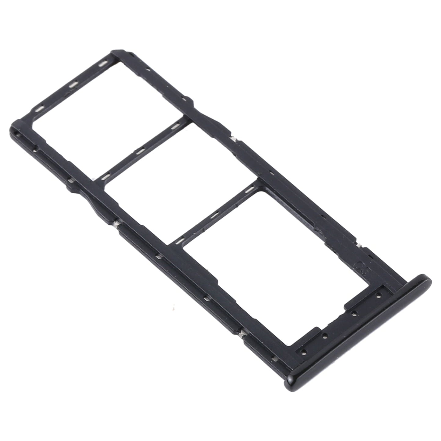 SIM Card Tray + SIM Card Tray + Micro SD Card Tray for Motorola One (P30 Play) XT1941(Black)