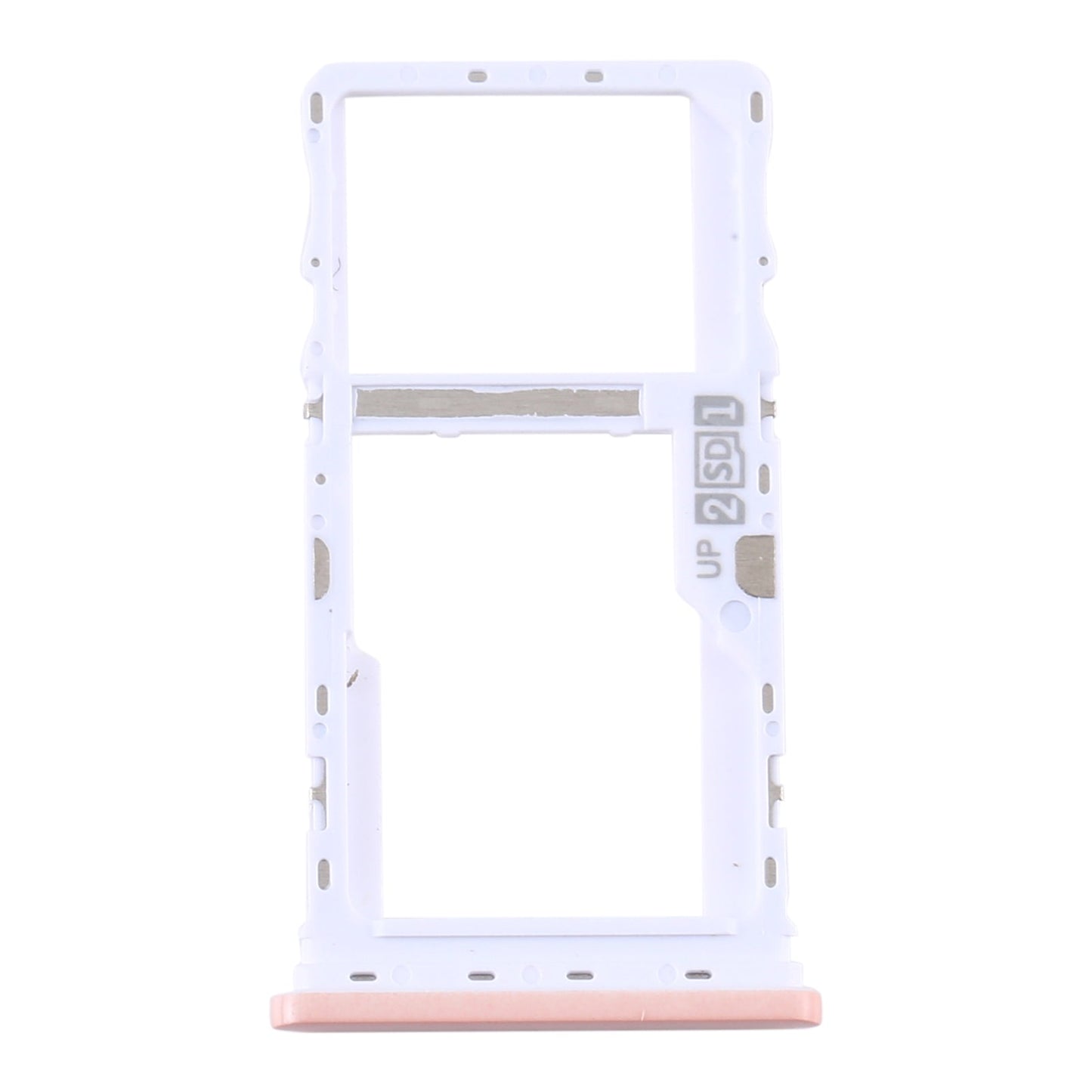 SIM Card Tray + SIM Card Tray / Micro SD Card Tray for Motorola Moto G9 Play/Moto G9 (India) (Pink)