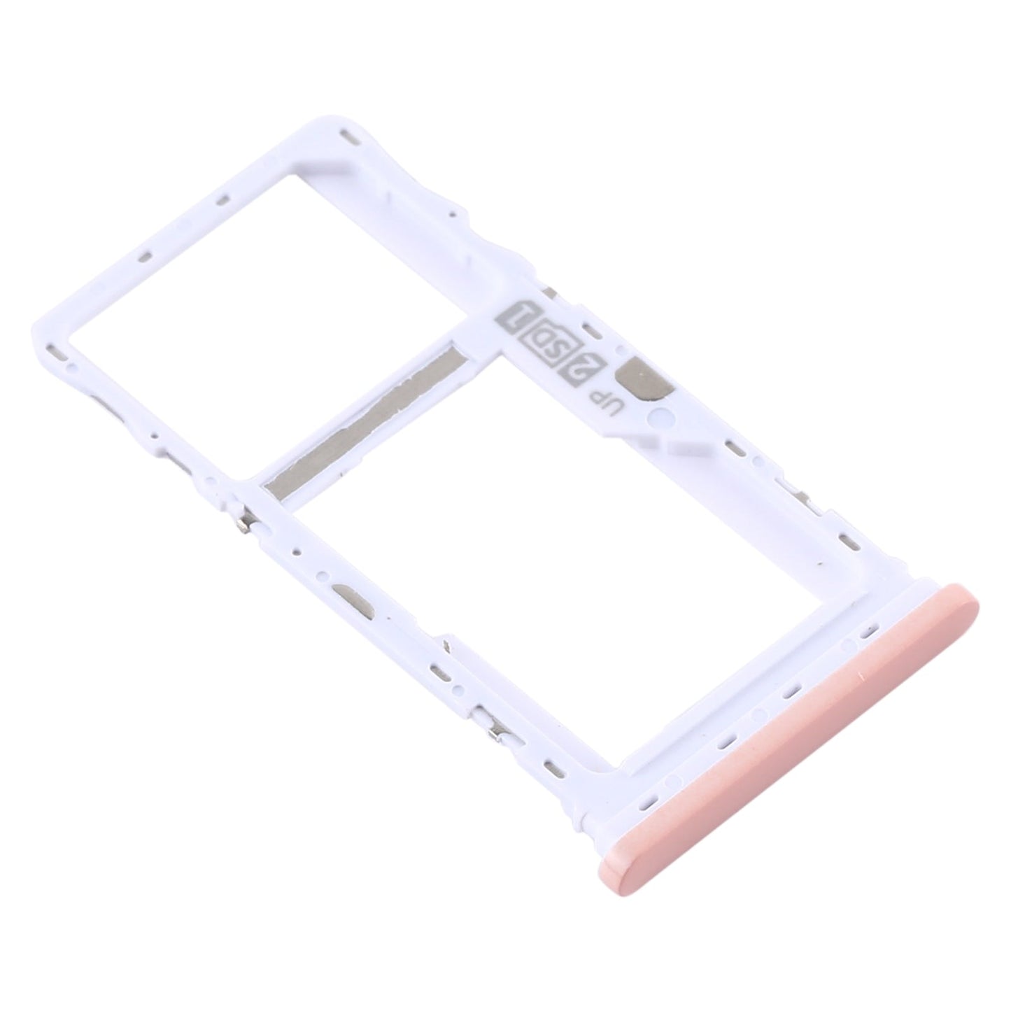 SIM Card Tray + SIM Card Tray / Micro SD Card Tray for Motorola Moto G9 Play/Moto G9 (India) (Pink)