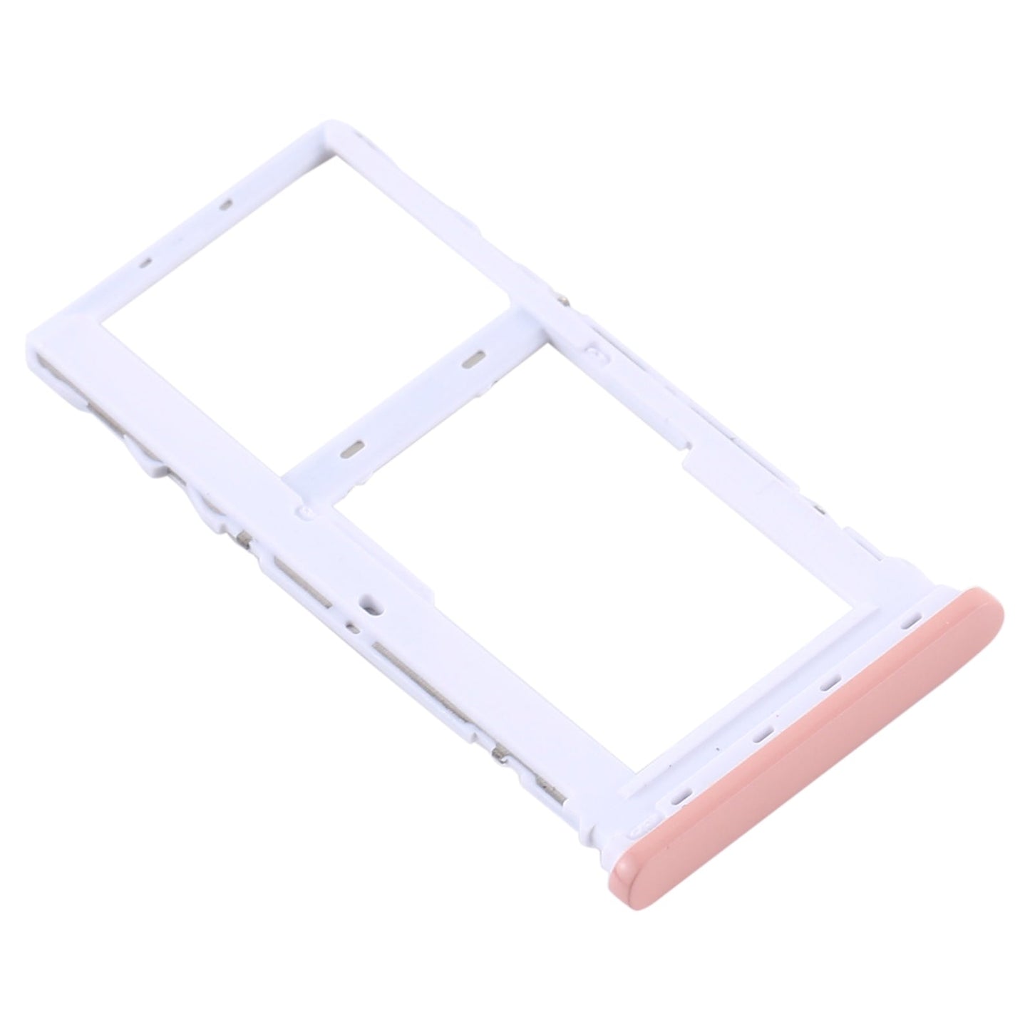 SIM Card Tray + SIM Card Tray / Micro SD Card Tray for Motorola Moto G9 Play/Moto G9 (India) (Pink)