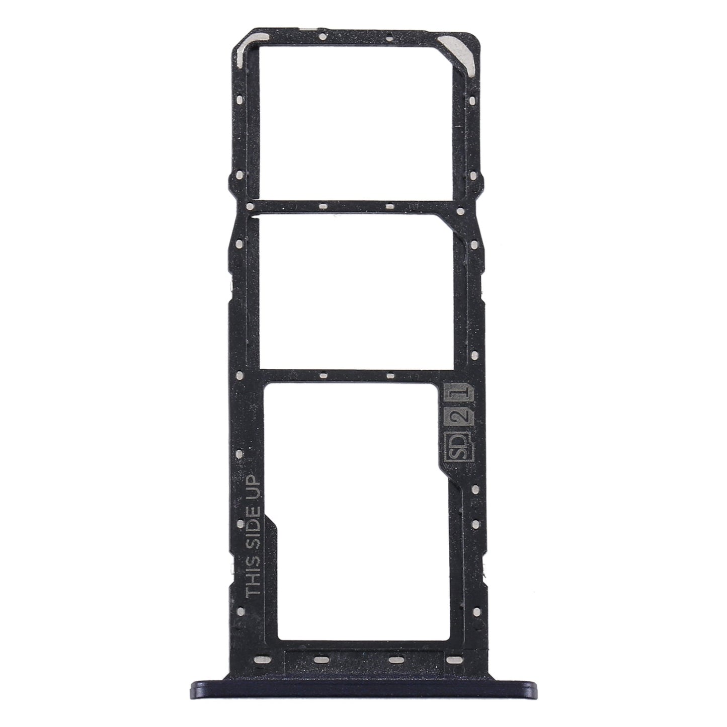 SIM Card Tray + SIM Card Tray + Micro SD Card Tray for Motorola Moto E6 Plus/Moto E6s (2020)/AGA0004/PAGA0004IN/PAGA0033IN/PAGA0033 (Black)