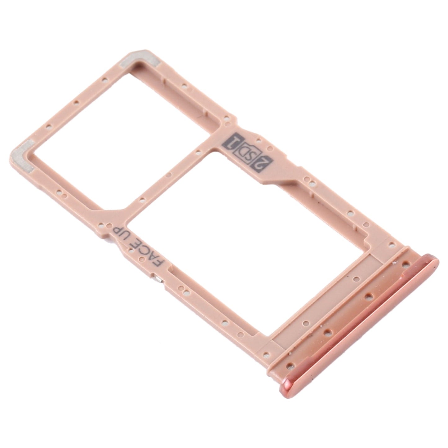 SIM Card Tray + SIM Card Tray / Micro SD Card Tray for Motorola Moto G9 Plus XT2087-1(Gold)