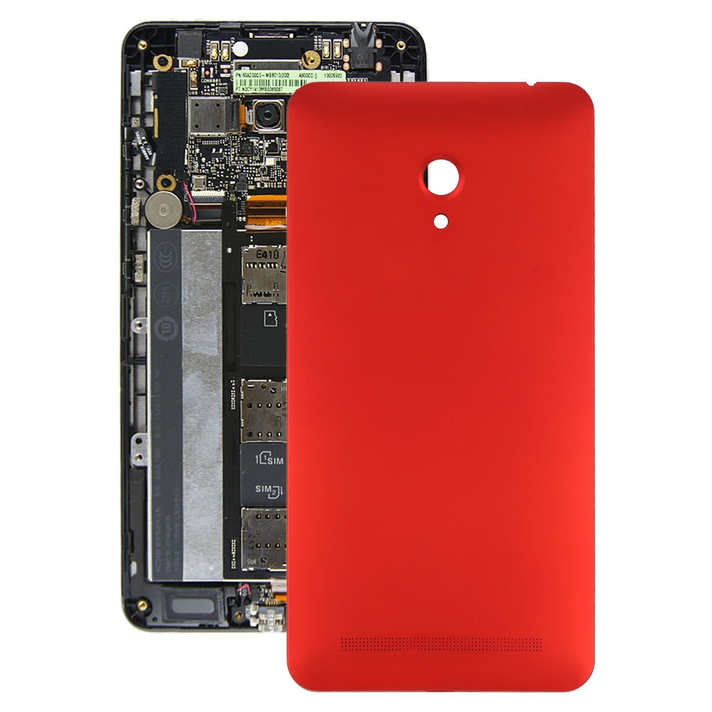 Battery Back Cover for Asus Zenfone 6 A600CG A601CG(Red)