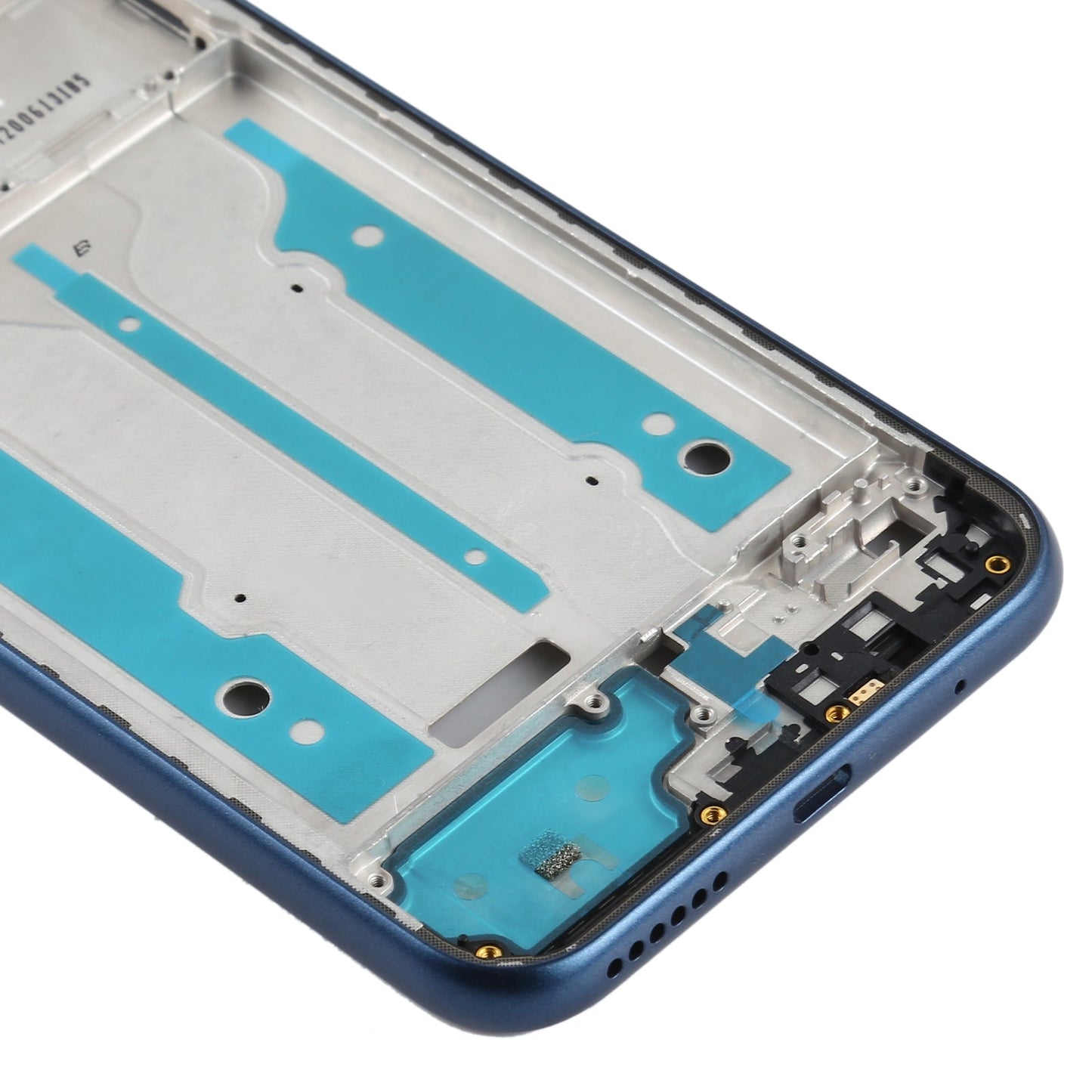Front Housing LCD Frame Bezel Plate for Motorola Moto E (2020) (Blue)