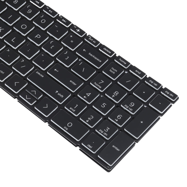 US Version Keyboard with Keyboard Backlight for HP 15-DA 15-DA0002DX 15-DA0008CA 15-DB 15-DB0003CA TPN-C135 TPN-C136(Black)