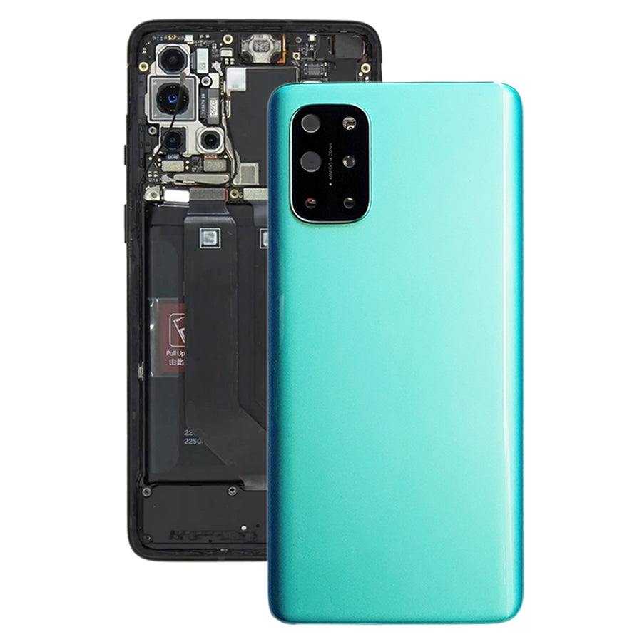 For OnePlus 8T+ 5G Battery Back Cover with Camera Lens Cover (Green)