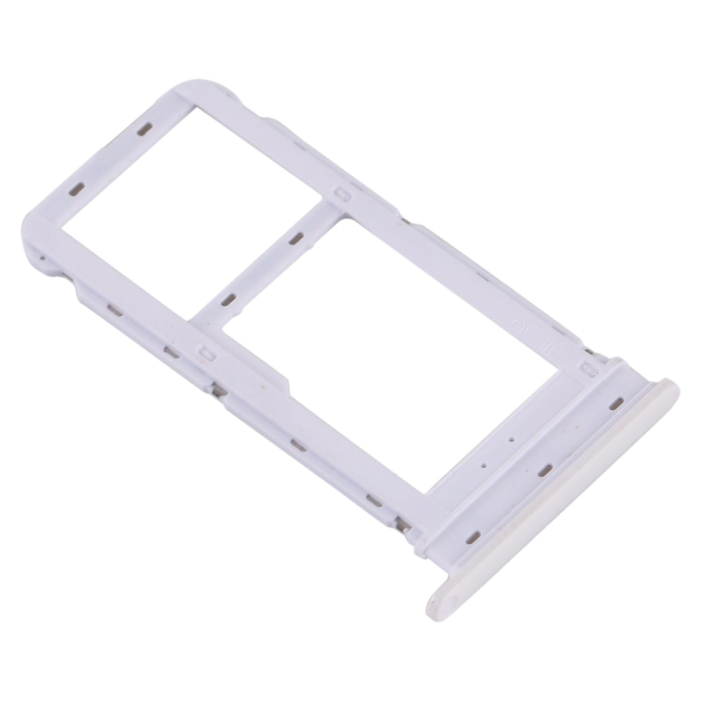 SIM Card Tray + SIM Card Tray / Micro SD Card Tray for Motorola Moto G8 Power (White)