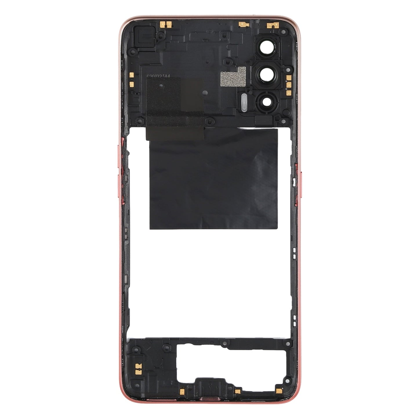 For OPPO Realme V15 Middle Frame Bezel Plate (Orange)