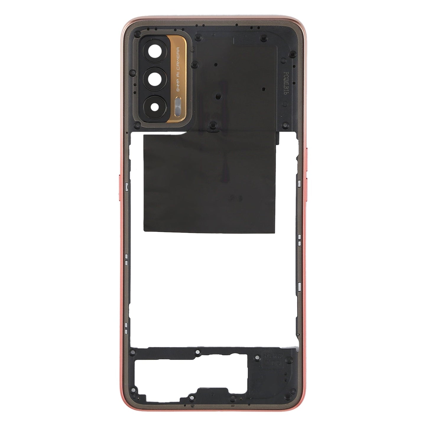 For OPPO Realme V15 Middle Frame Bezel Plate (Orange)
