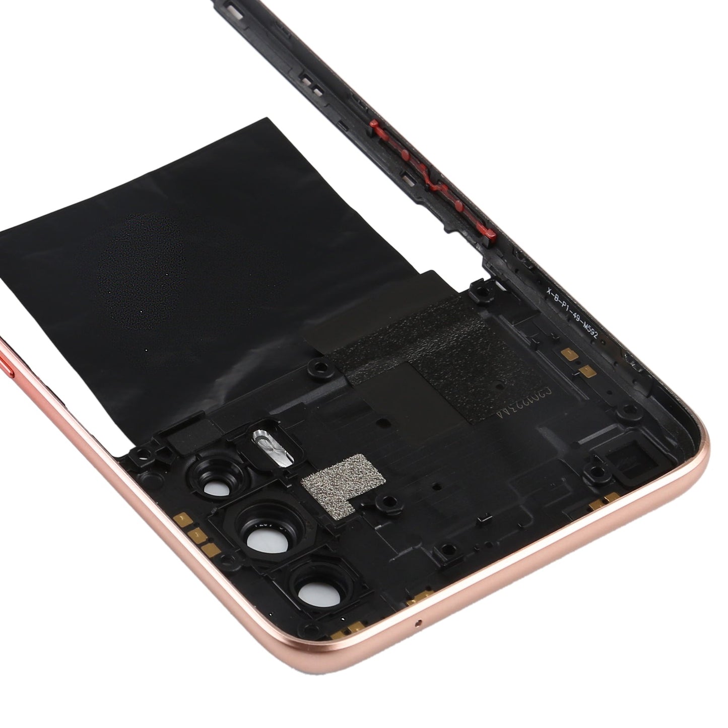 For OPPO Realme V15 Middle Frame Bezel Plate (Orange)