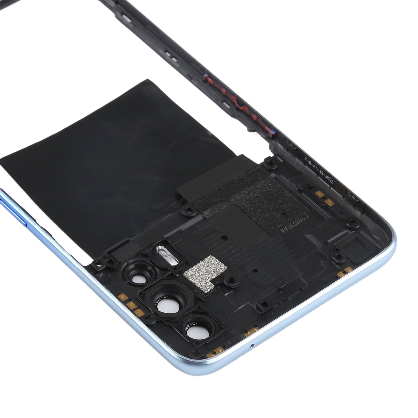 For OPPO Realme V15 Middle Frame Bezel Plate (Blue)