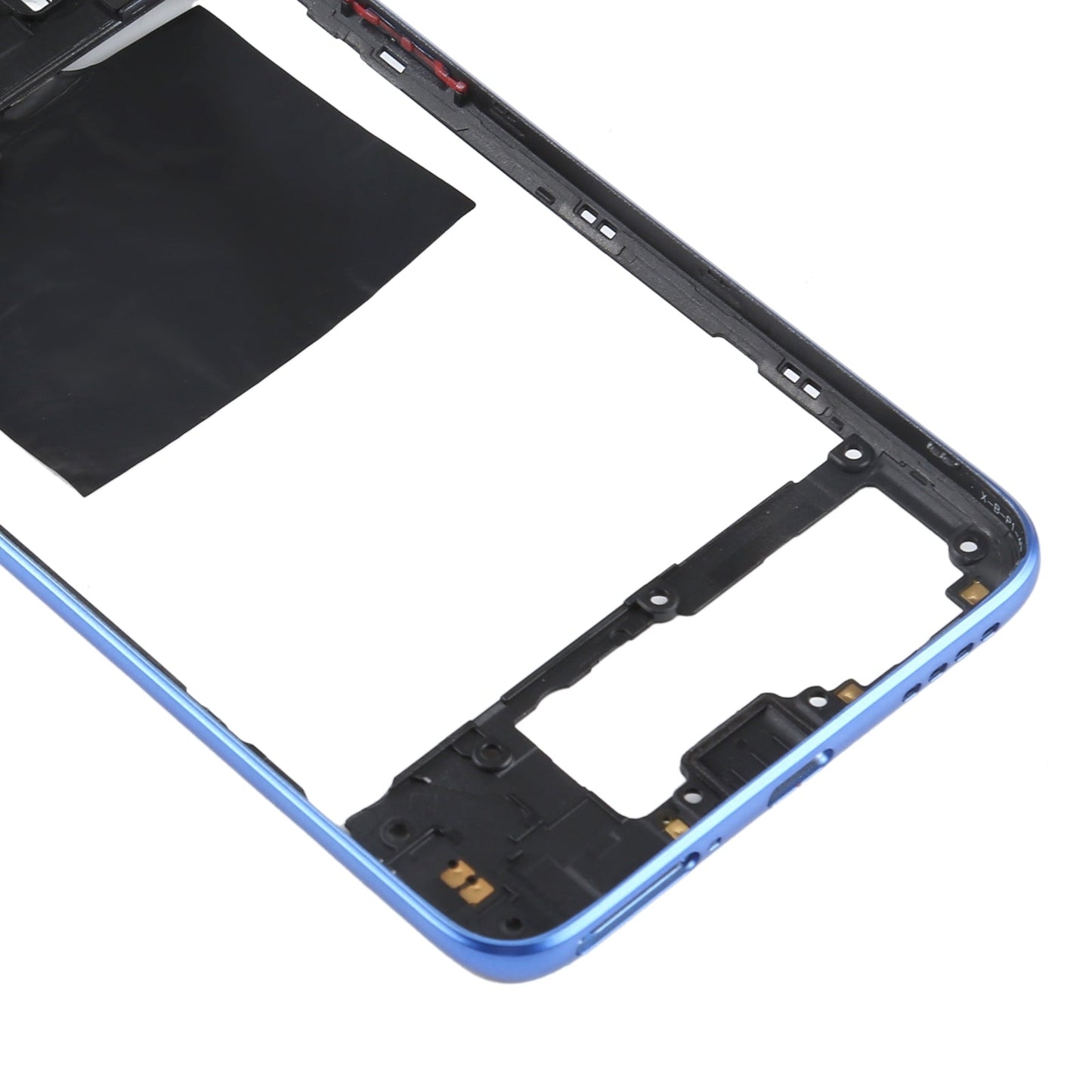 For OPPO Realme V15 Middle Frame Bezel Plate (Blue)