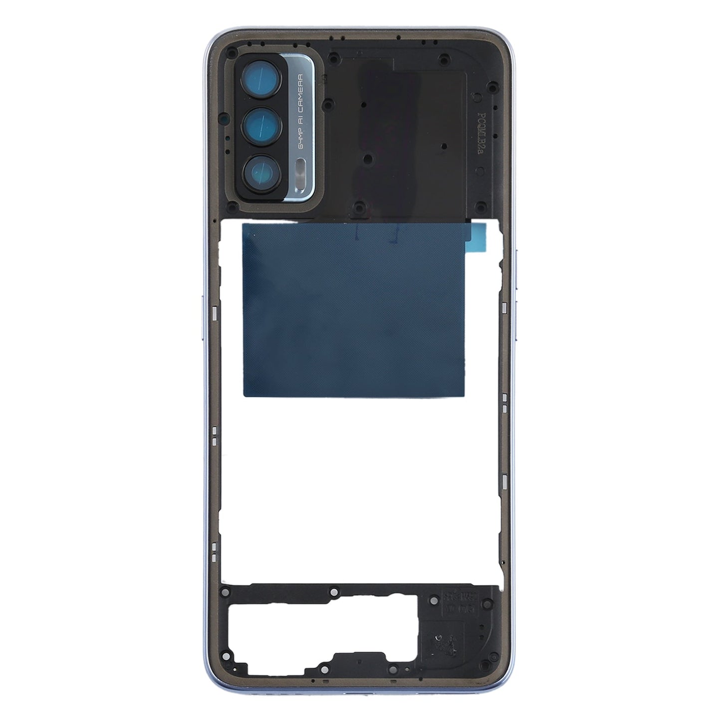 For OPPO Realme V15 Middle Frame Bezel Plate (Silver)