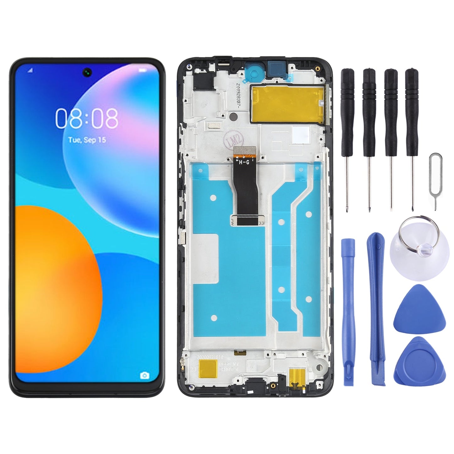 OEM LCD Screen for Huawei P Smart 2021 Digitizer Full Assembly with Frame