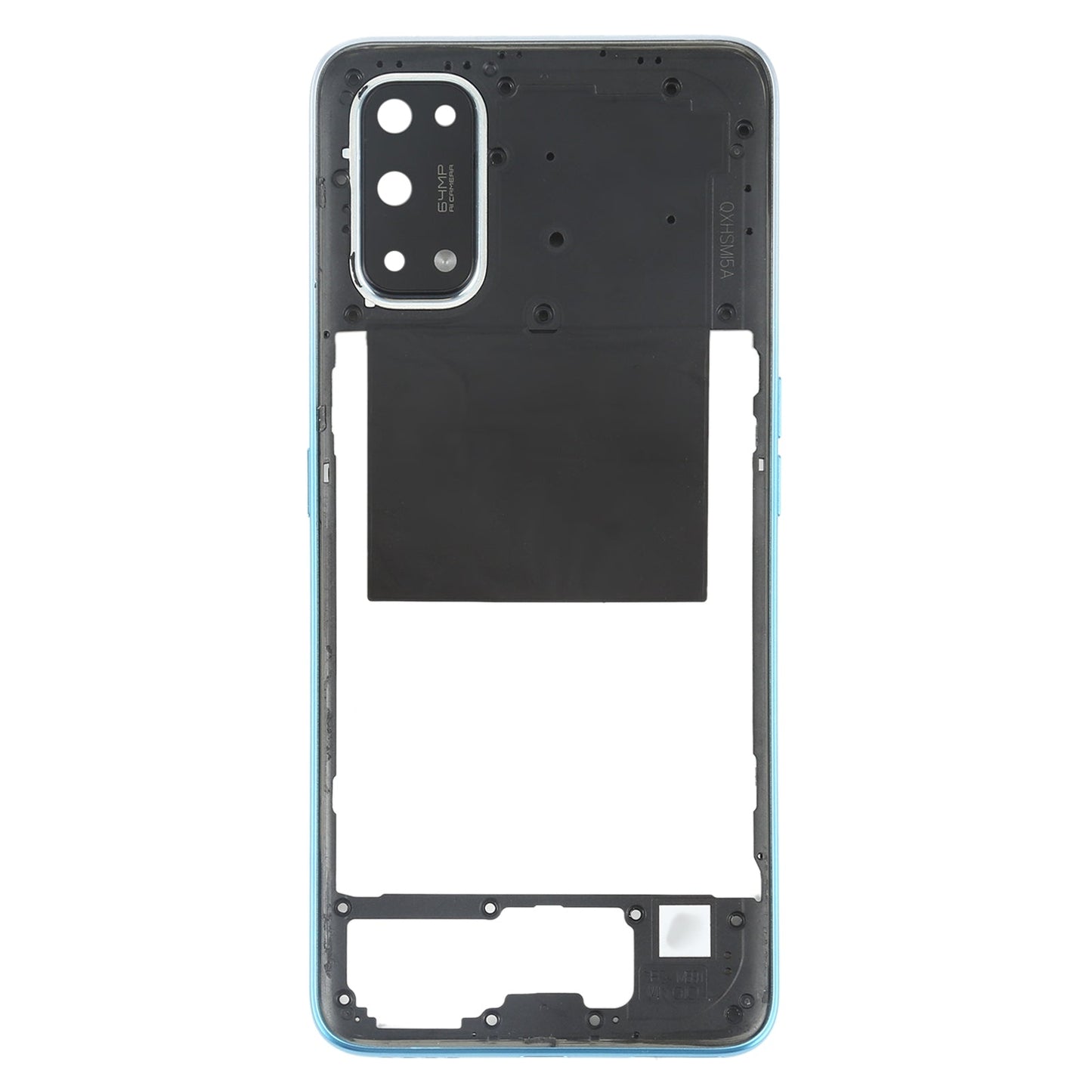 For OPPO Realme X7 Middle Frame Bezel Plate (Blue)