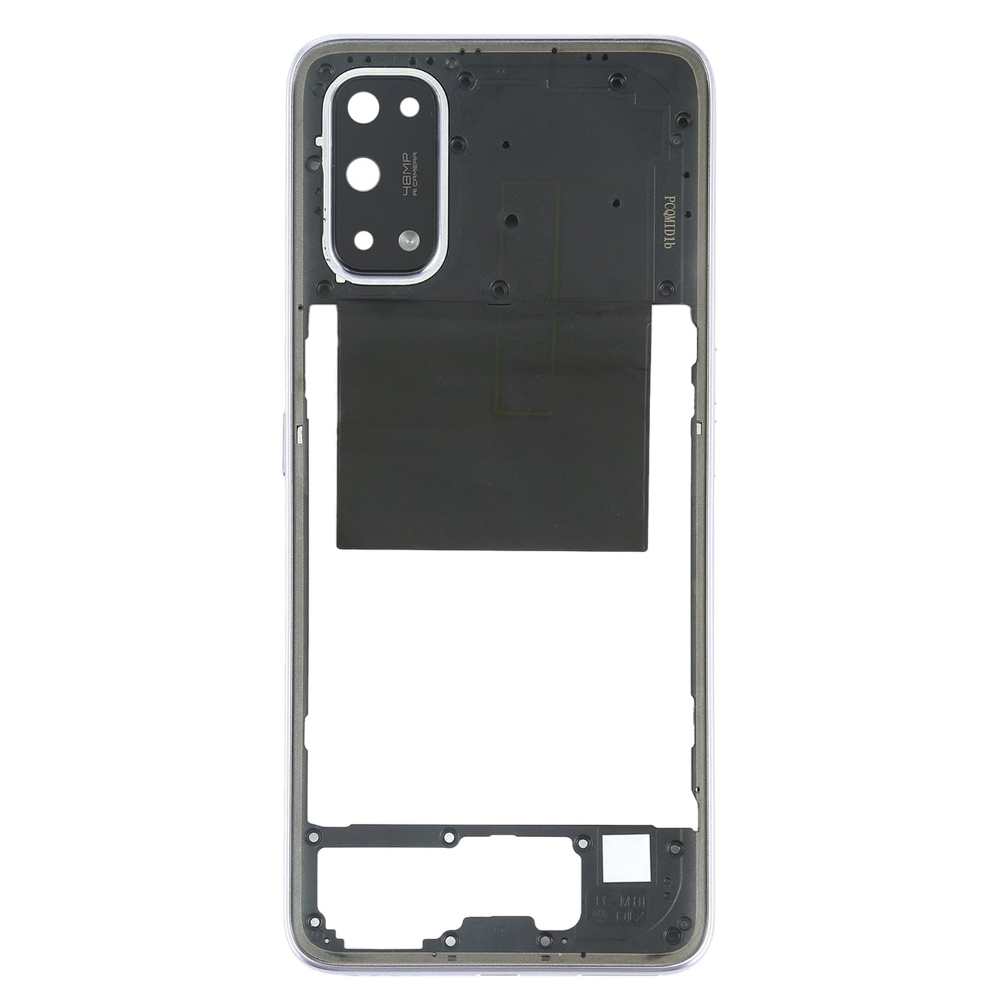 For OPPO Realme X7 Middle Frame Bezel Plate (Purple)