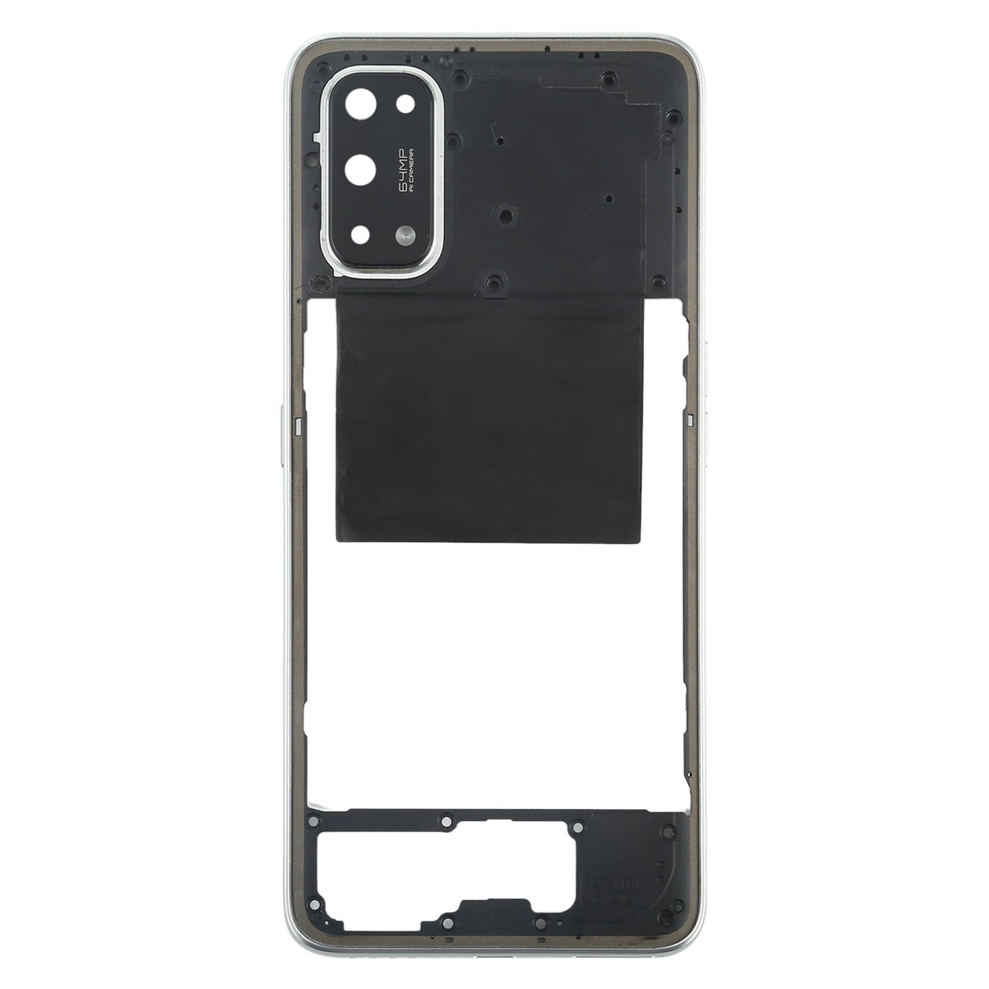 For OPPO Realme X7 Middle Frame Bezel Plate (White)