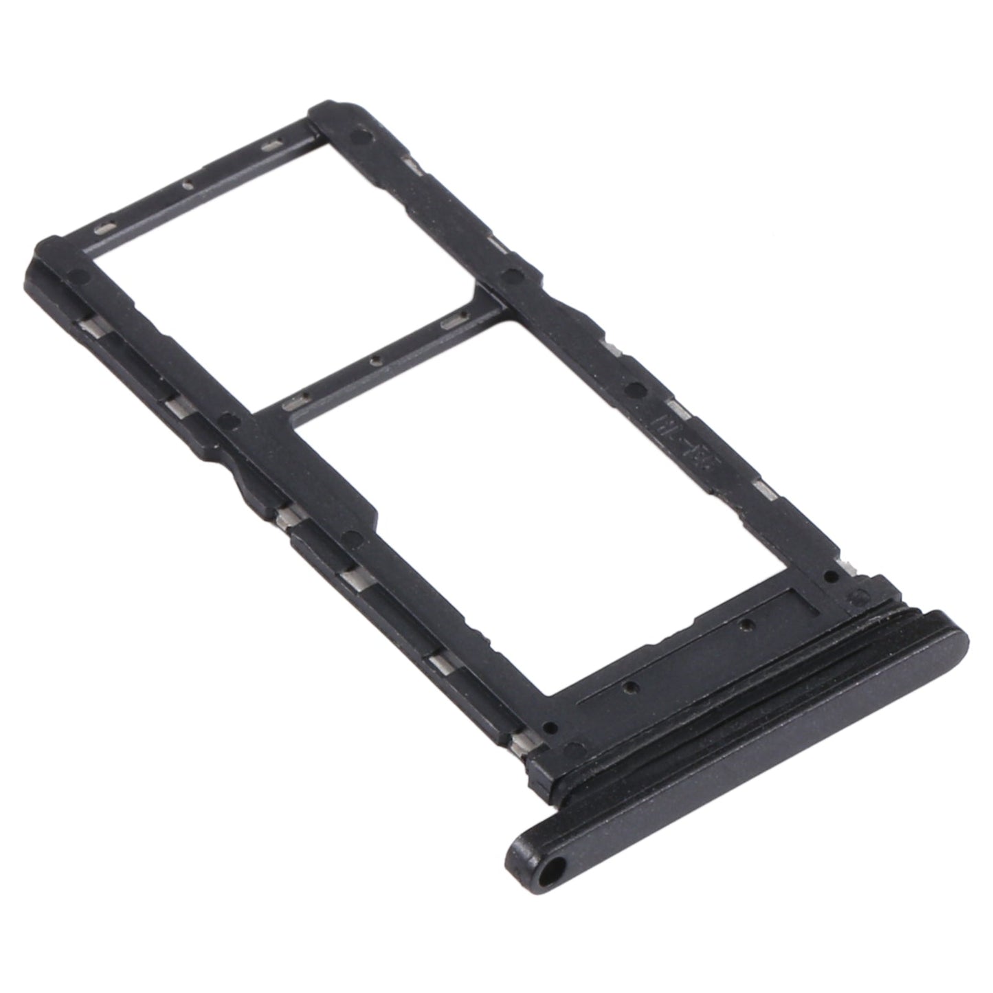 SIM Card Tray + Micro SD Card Tray for Motorola Moto G8 Play XT2015 XT2015-2 (Black)