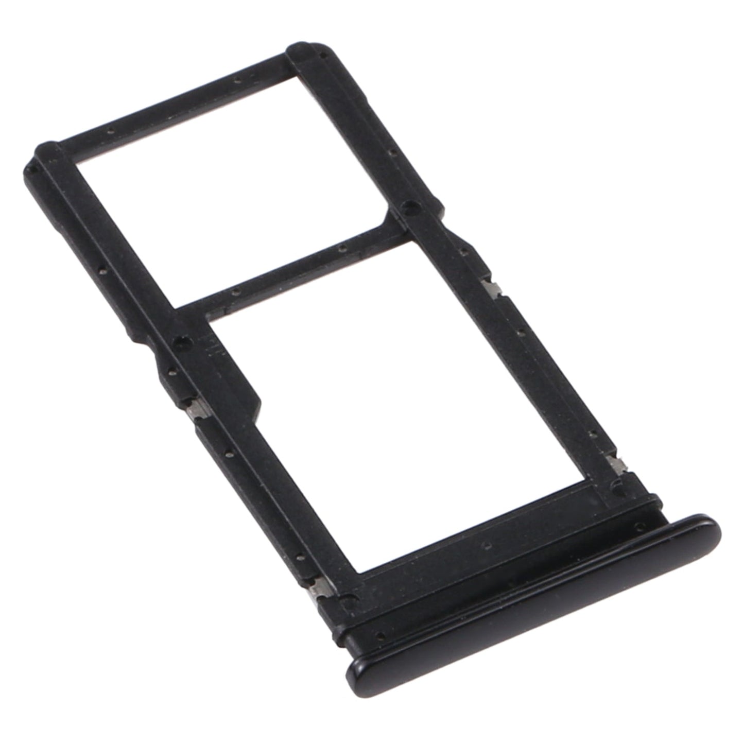 SIM Card Tray + Micro SD Card Tray for Motorola Moto G Power (Black)