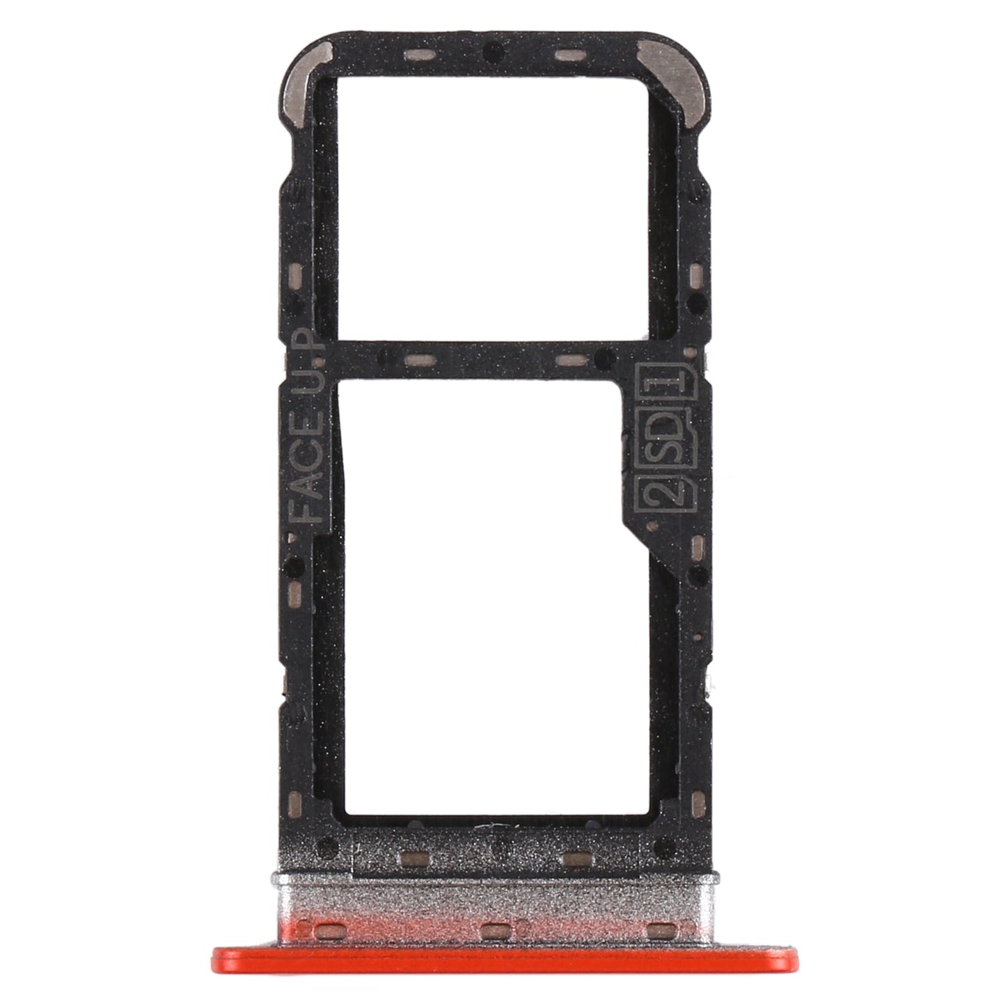 SIM Card Tray + SIM Card Tray / Micro SD Card Tray for Motorola Moto E7 Power PAMH0001IN PAMH0010IN PAMH0019IN (Red)