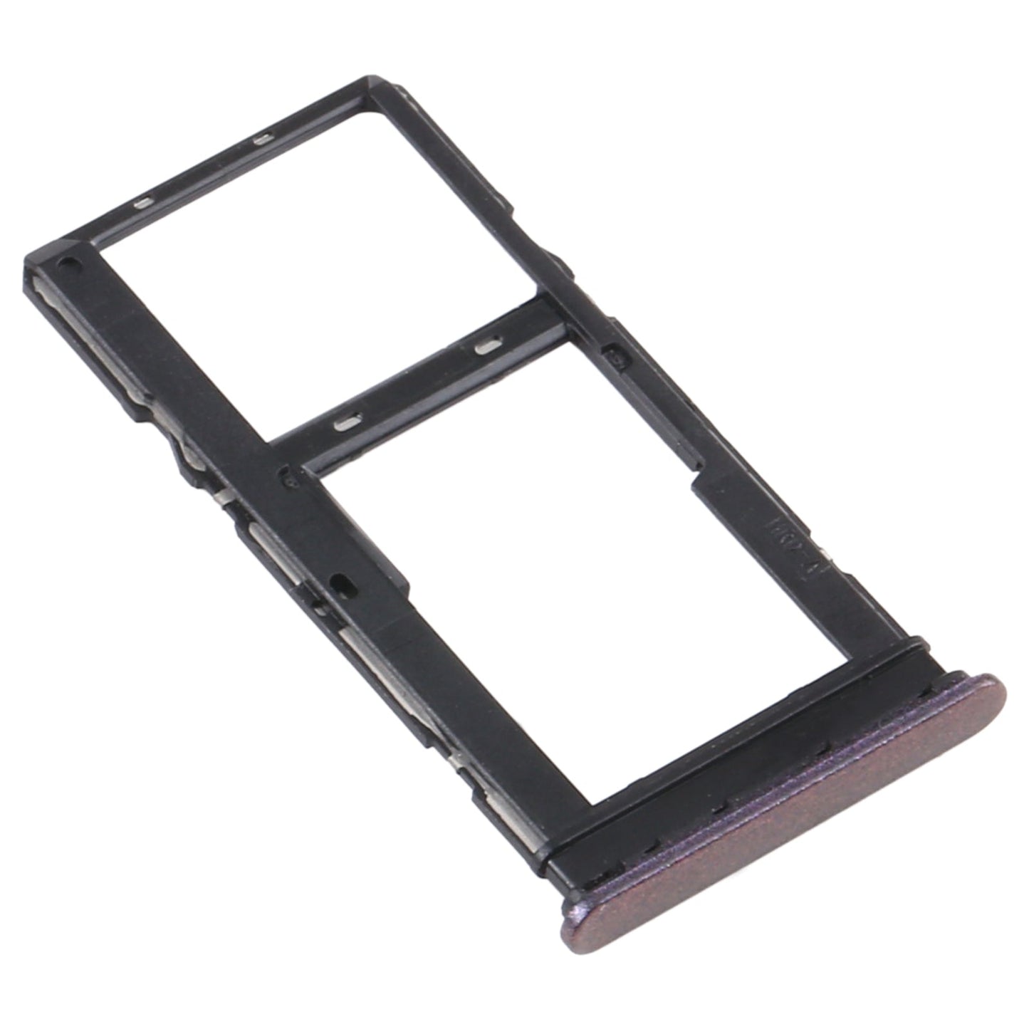 SIM Card Tray + SIM Card Tray / Micro SD Card Tray for Motorola Moto G10 XT2127-2 (Black)