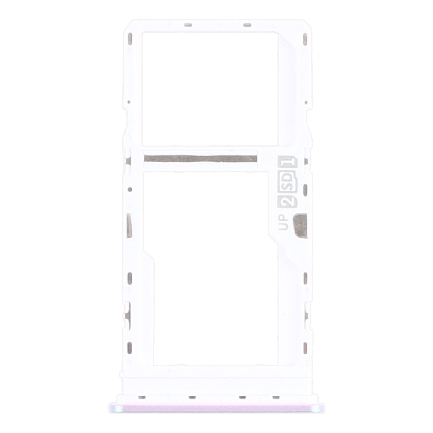 SIM Card Tray + SIM Card Tray / Micro SD Card Tray for Motorola Moto G10 XT2127-2 (Silver)