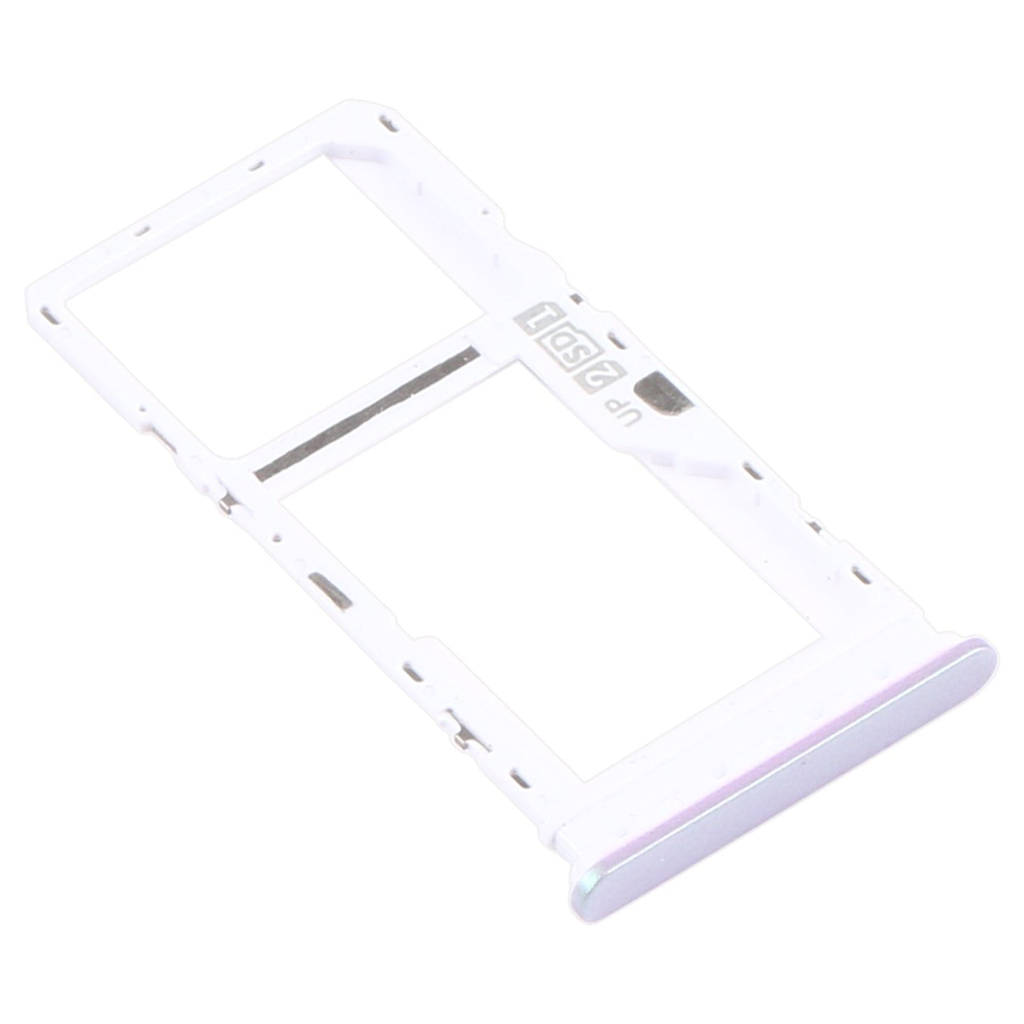 SIM Card Tray + SIM Card Tray / Micro SD Card Tray for Motorola Moto G10 XT2127-2 (Silver)