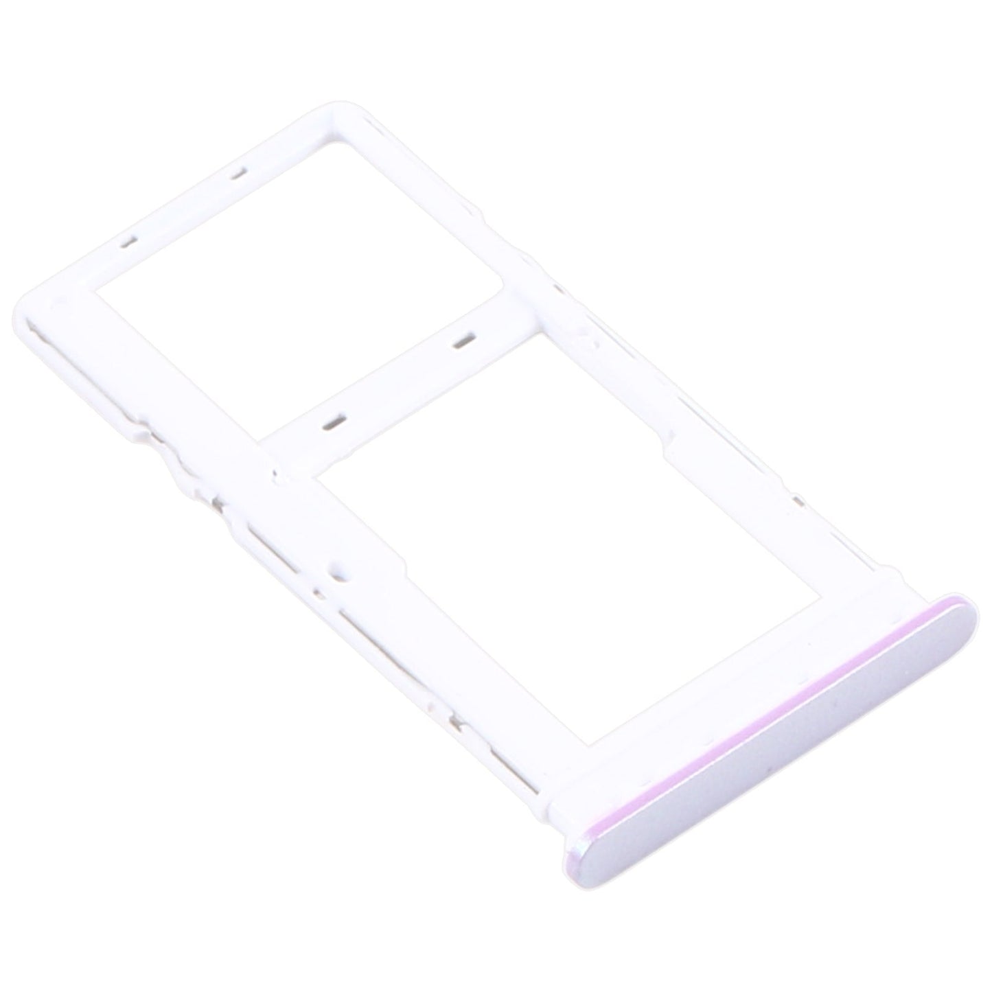 SIM Card Tray + SIM Card Tray / Micro SD Card Tray for Motorola Moto G10 XT2127-2 (Silver)