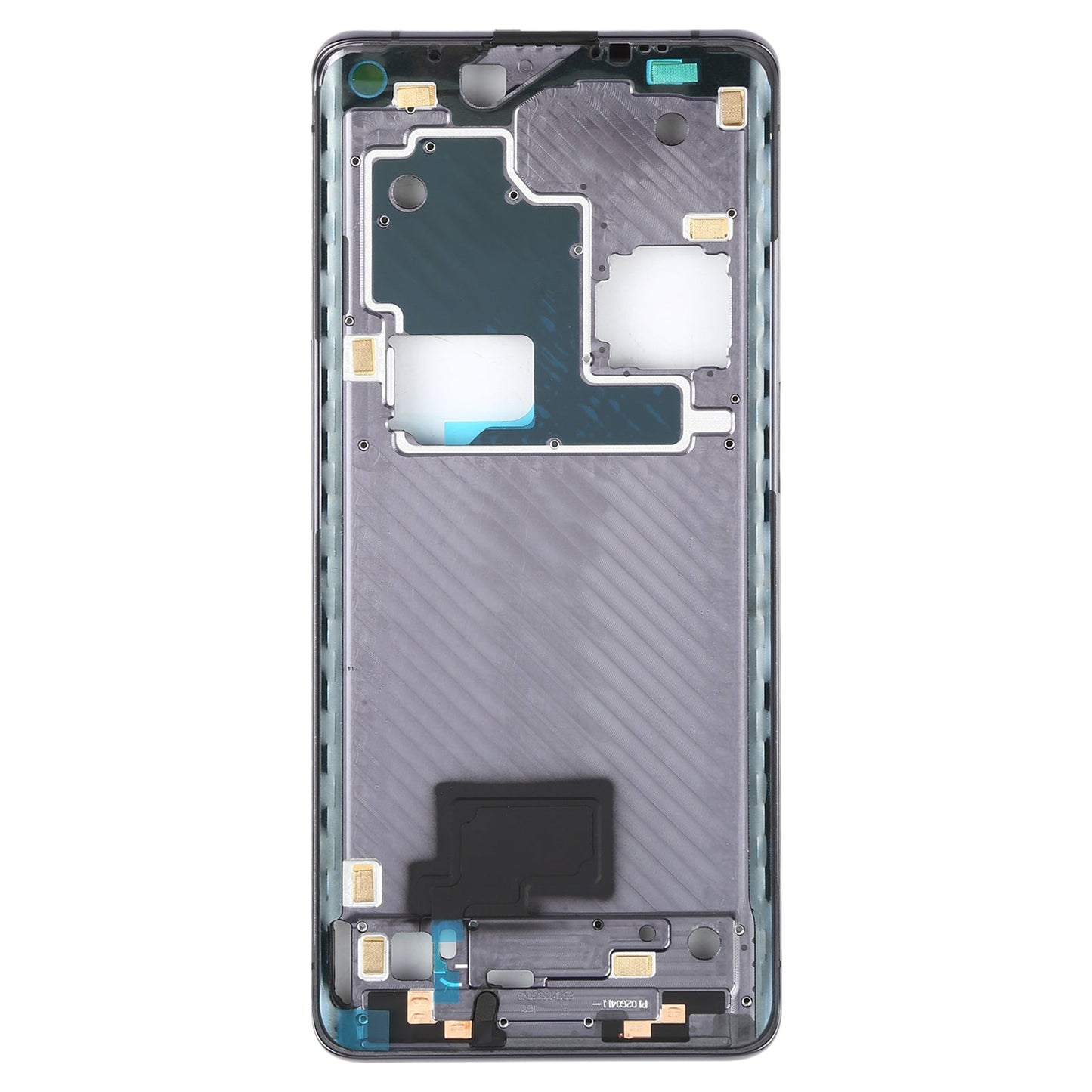 For OPPO Find X2 Pro CPH2025 PDEM30 Original Front Housing LCD Frame Bezel Plate (Black)