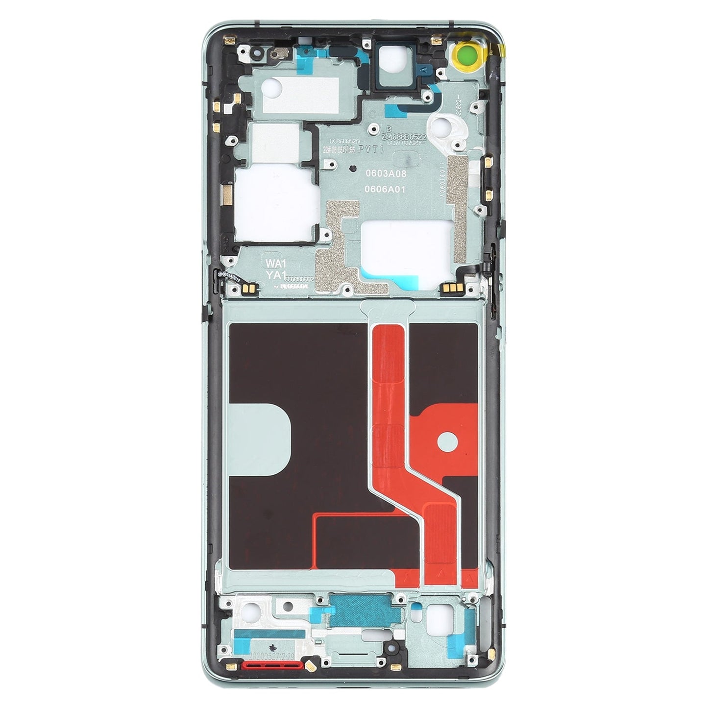 For OPPO Find X2 Pro CPH2025 PDEM30 Original Front Housing LCD Frame Bezel Plate (Green)