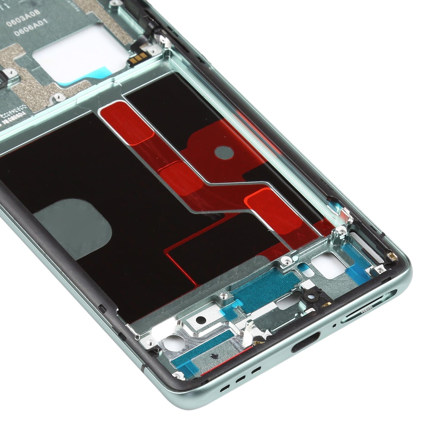 For OPPO Find X2 Pro CPH2025 PDEM30 Original Front Housing LCD Frame Bezel Plate (Green)