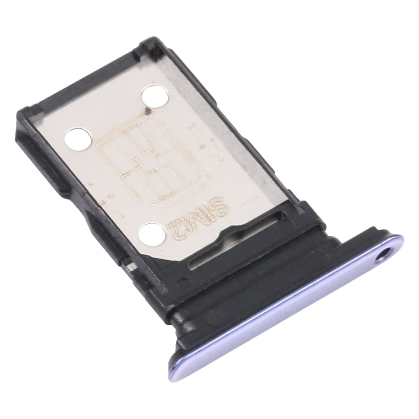 For OPPO Realme X7 Pro SIM Card Tray + SIM Card Tray (Purple)